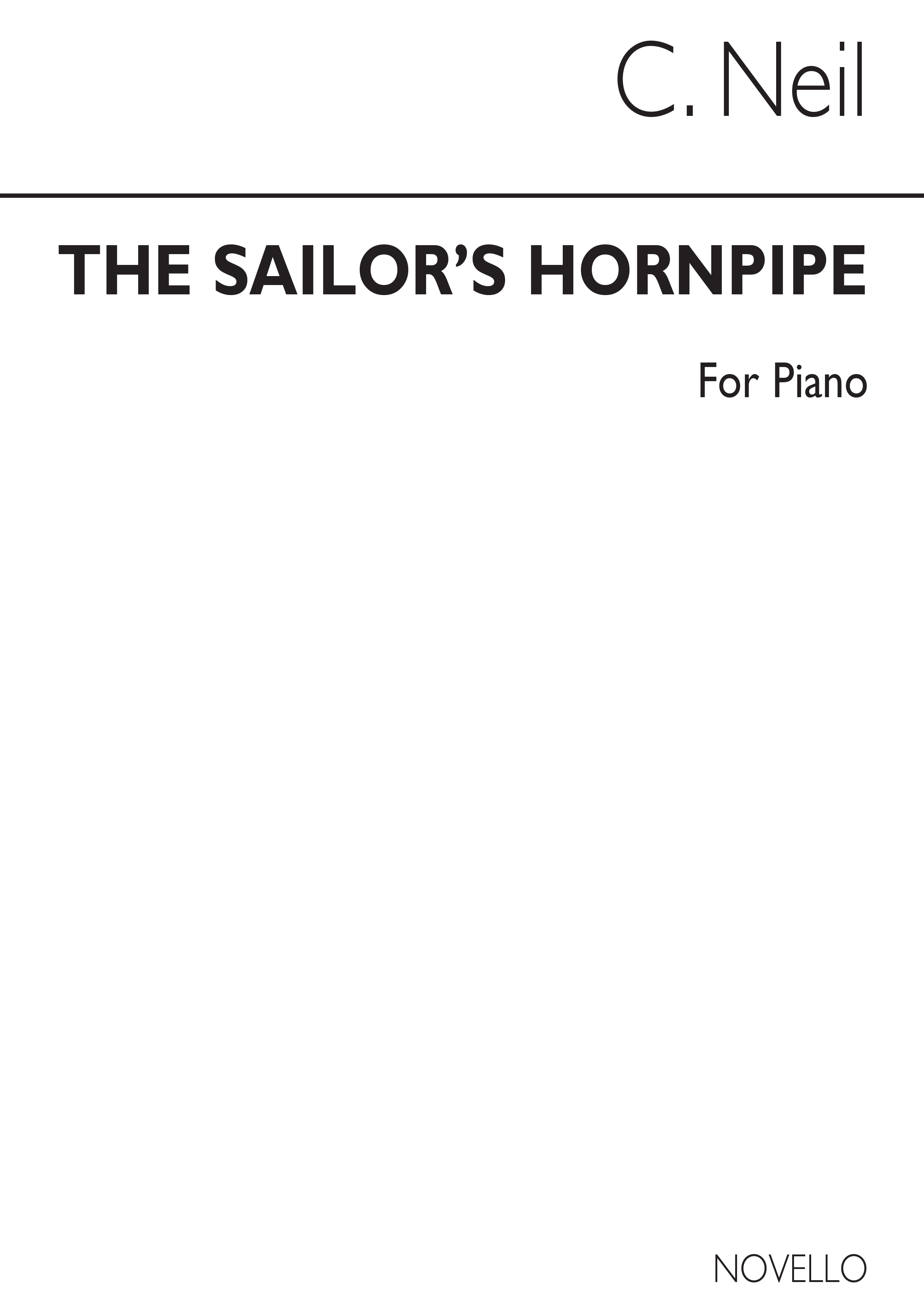 C. Neil: Neil Sailors' Hornpipe Piano: Piano: Instrumental Work