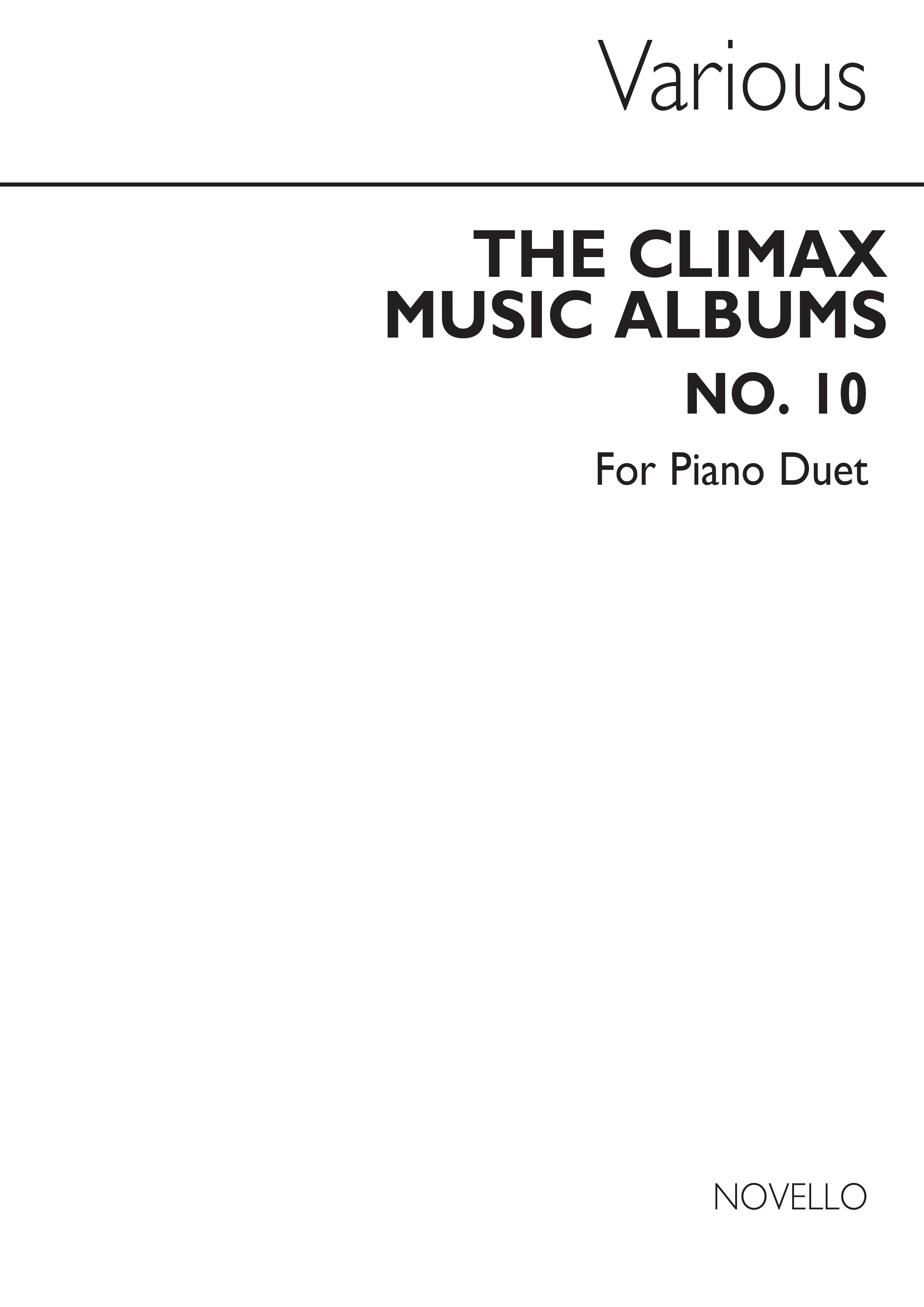 The Climax Album No.10: Piano Duet: Piano Duet: Instrumental Album