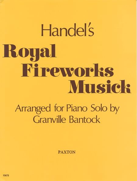 Georg Friedrich Hndel: Royal Fireworks Music: Piano: Instrumental Work