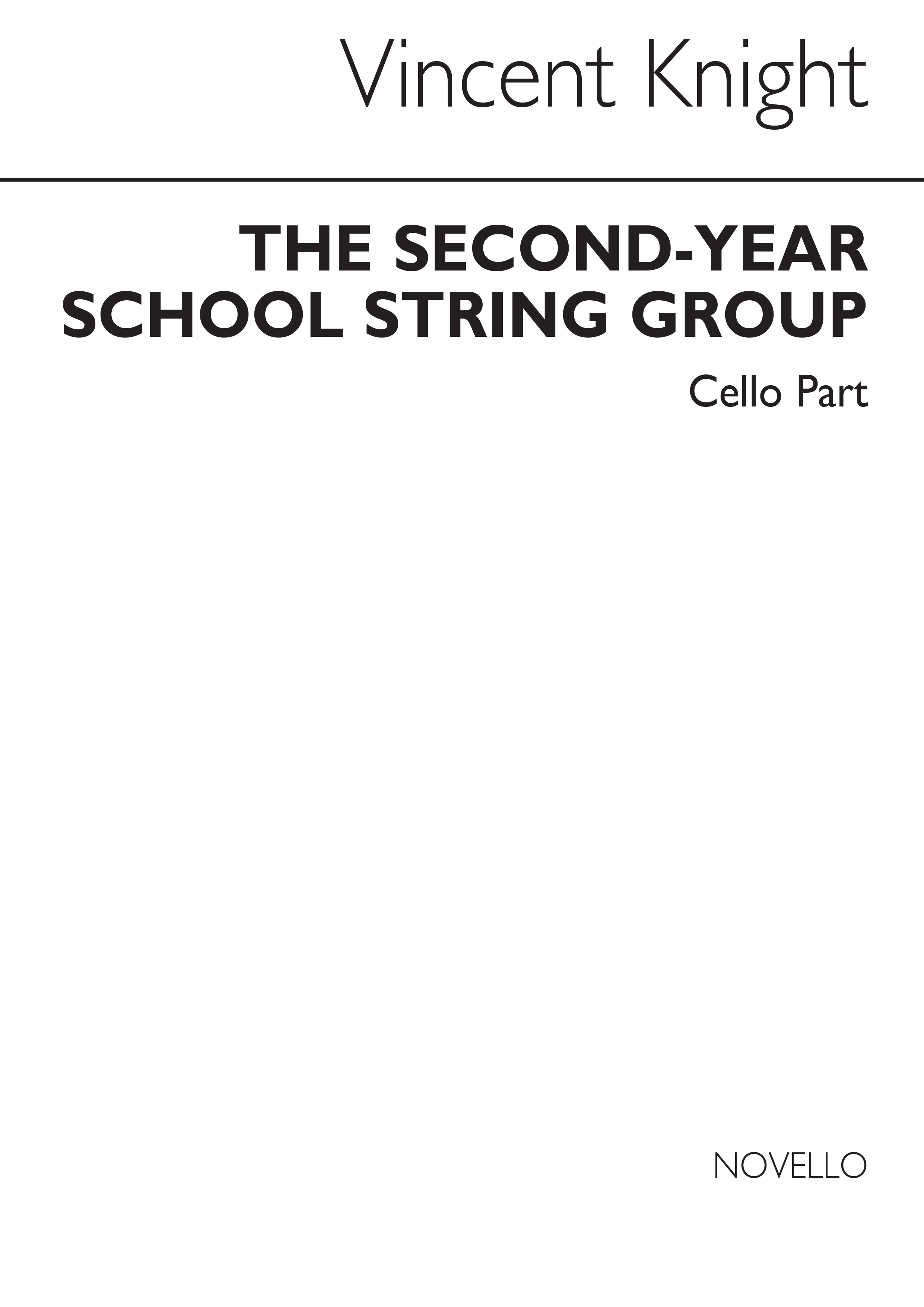 V. Knight: Second Year School String Band Vlc: Cello: Part