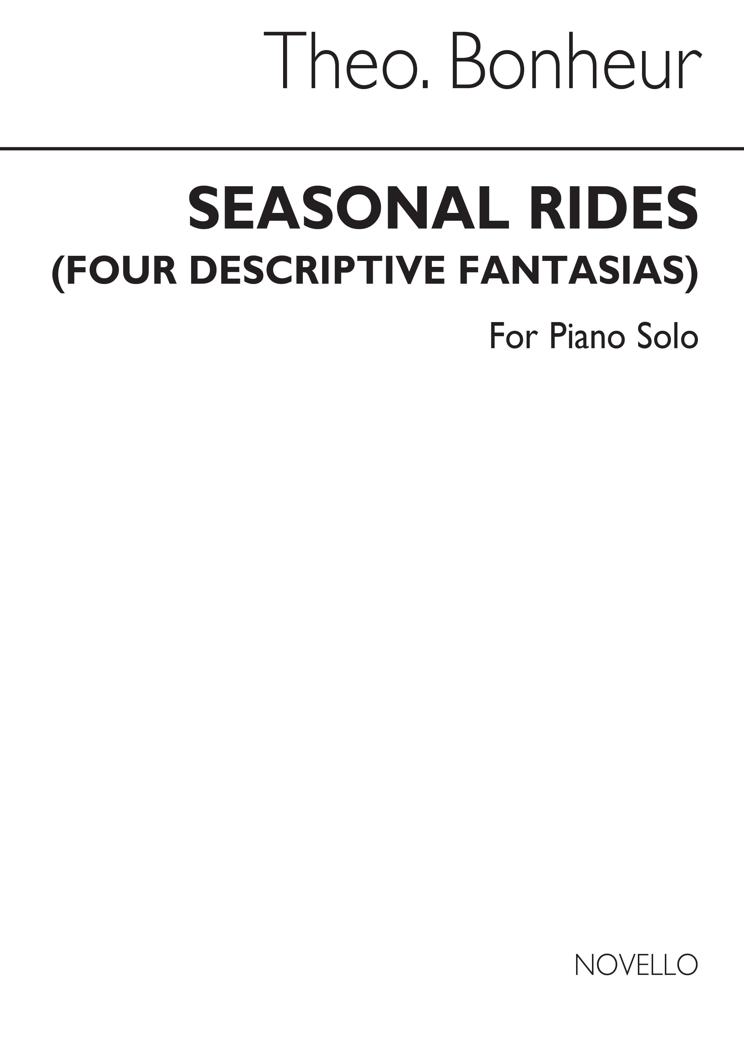 Bonheur: Bonheur Seasonal Rides Piano: Piano: Instrumental Work