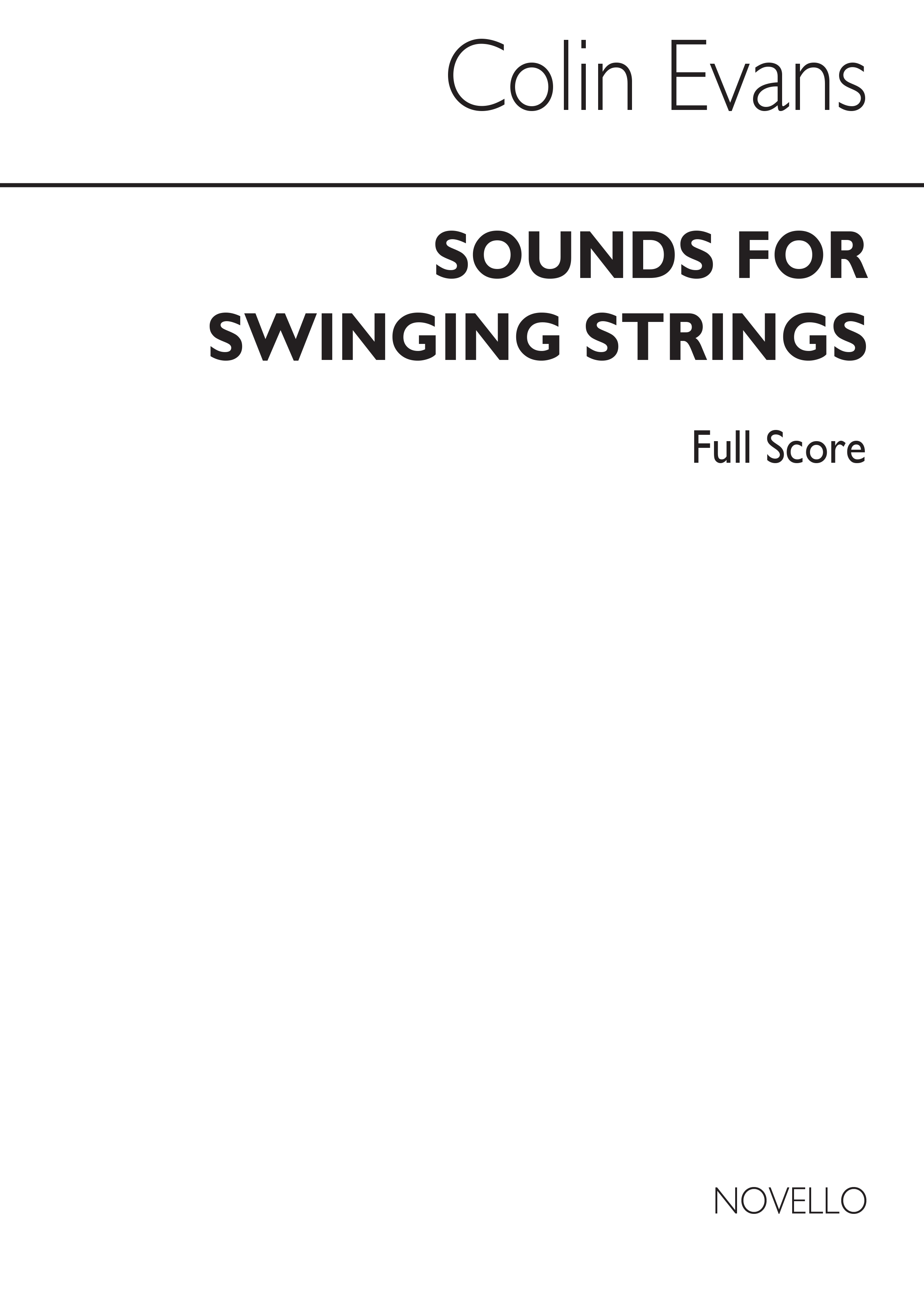 Sounds For Swinging Strings: String Ensemble: Score