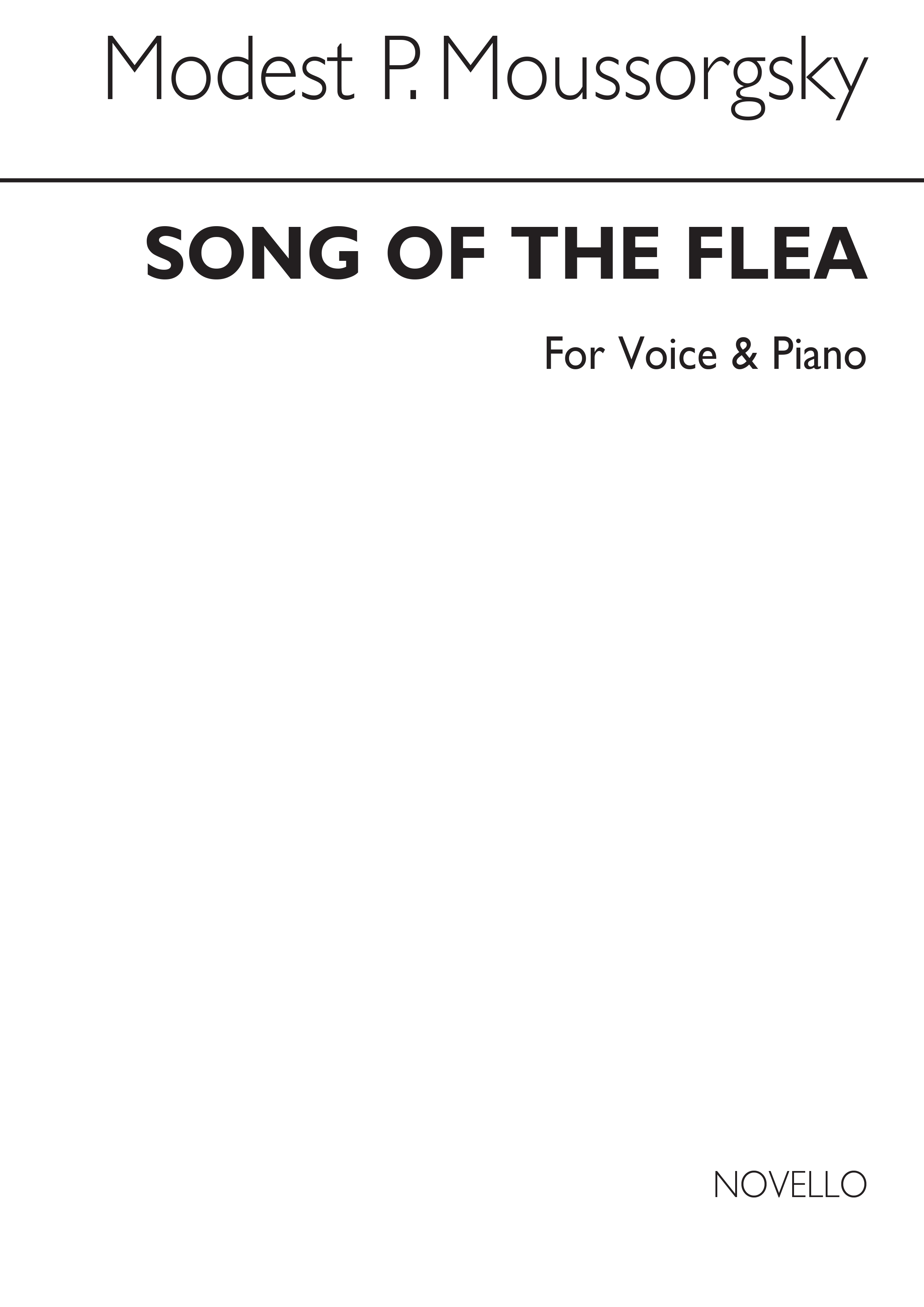 Modest Mussorgsky: Song Of The Flea Voice And Piano: Voice: Vocal Work