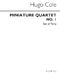 Hugo Cole: Miniature Quartet No.1 In G (Parts): String Quartet: Instrumental