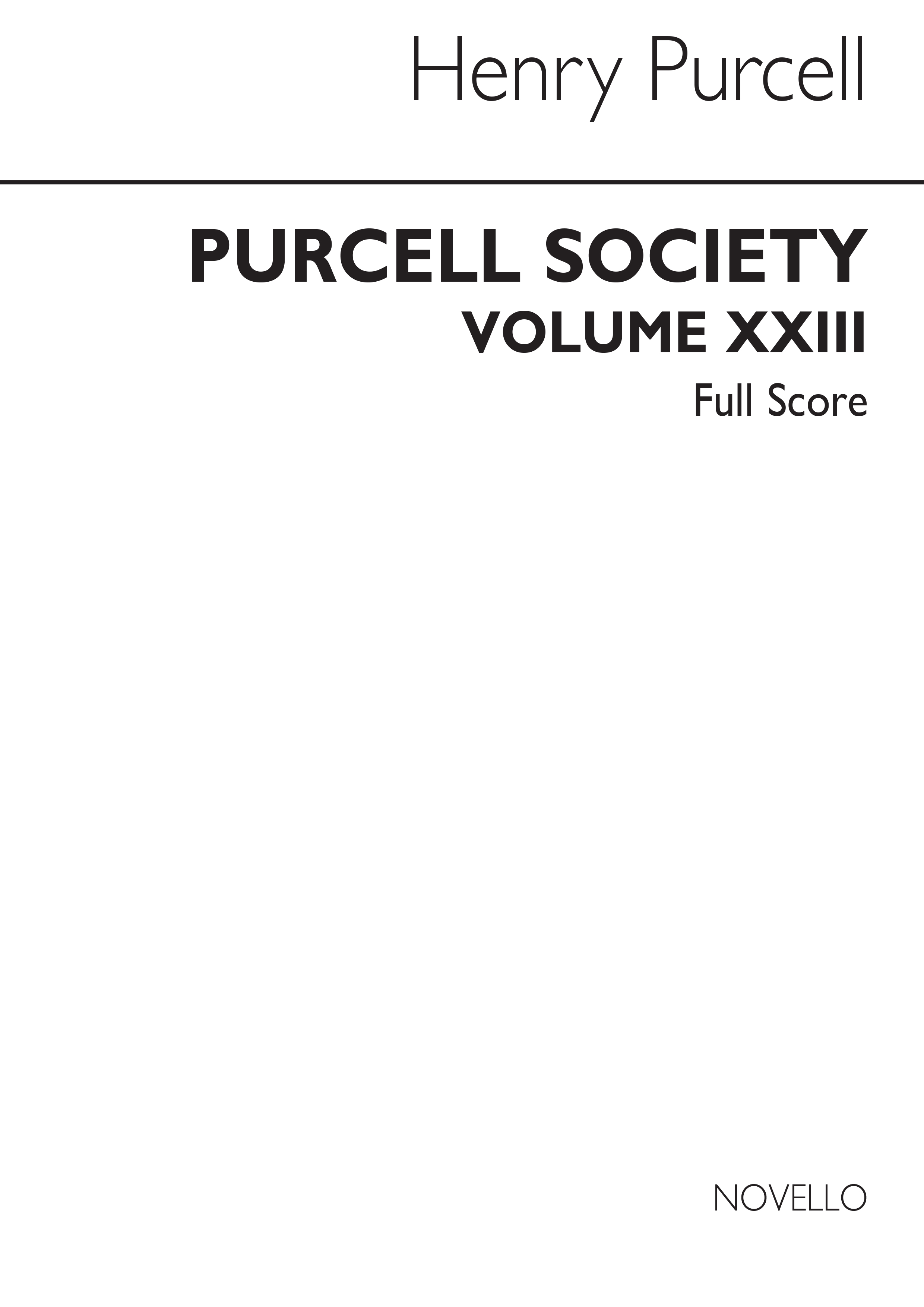Henry Purcell: Purcell Society Volume 23 - The Services: SATB: Score
