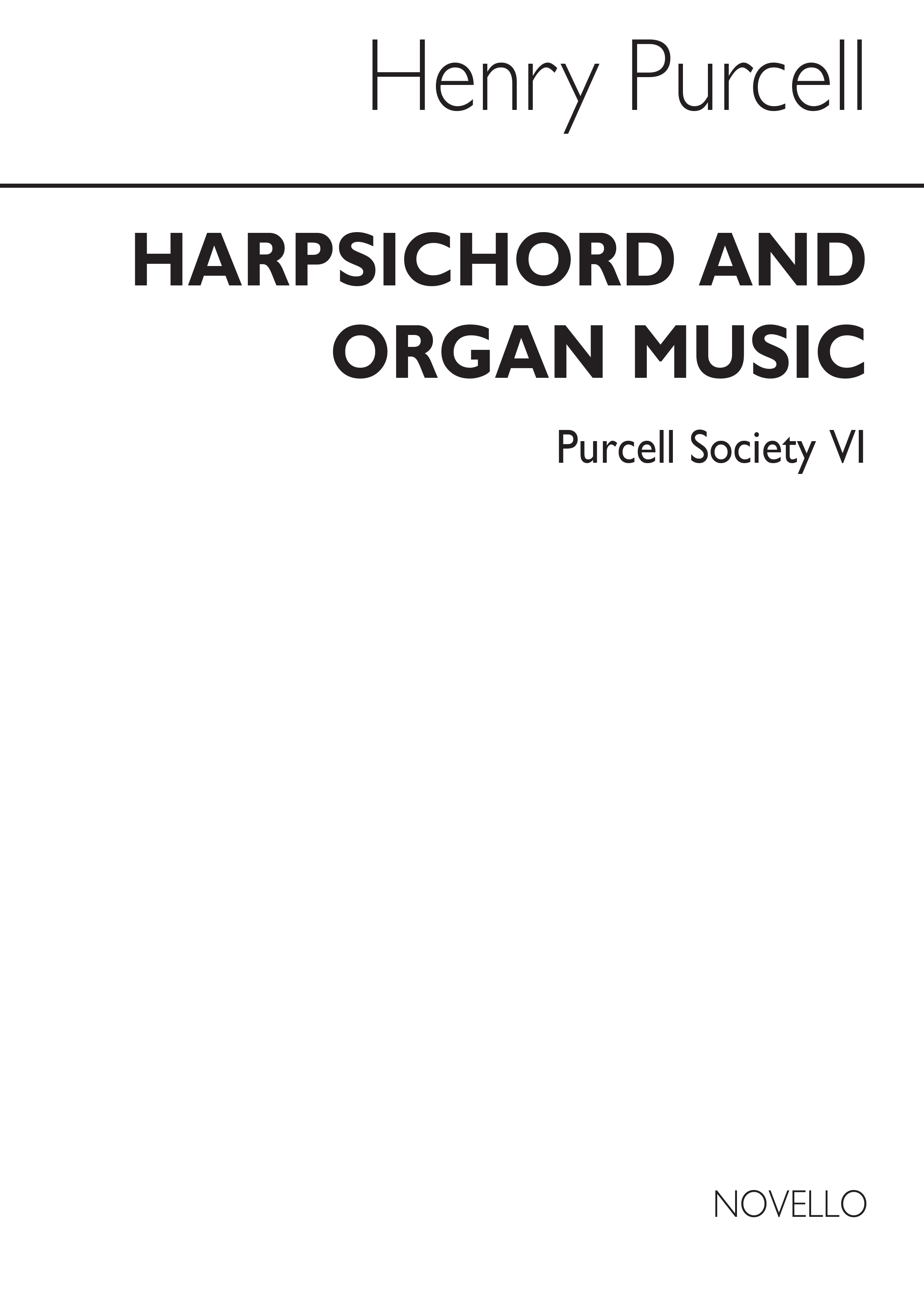Henry Purcell: Purcell Society Volume 6 -: Organ: Instrumental Album