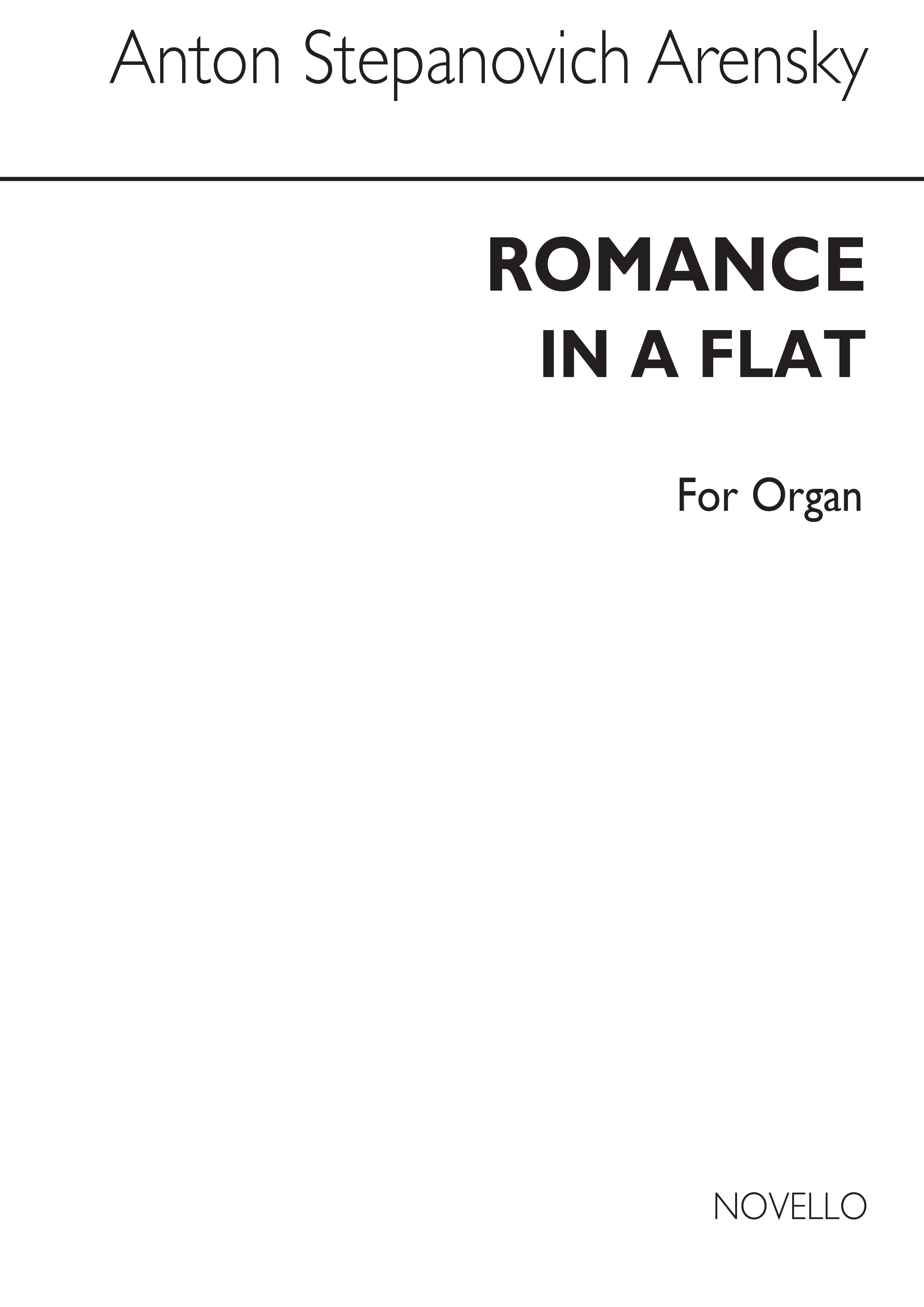 Anton Stepanovich Arensky: Romance In A Flat Op.42 No.2: Piano: Instrumental