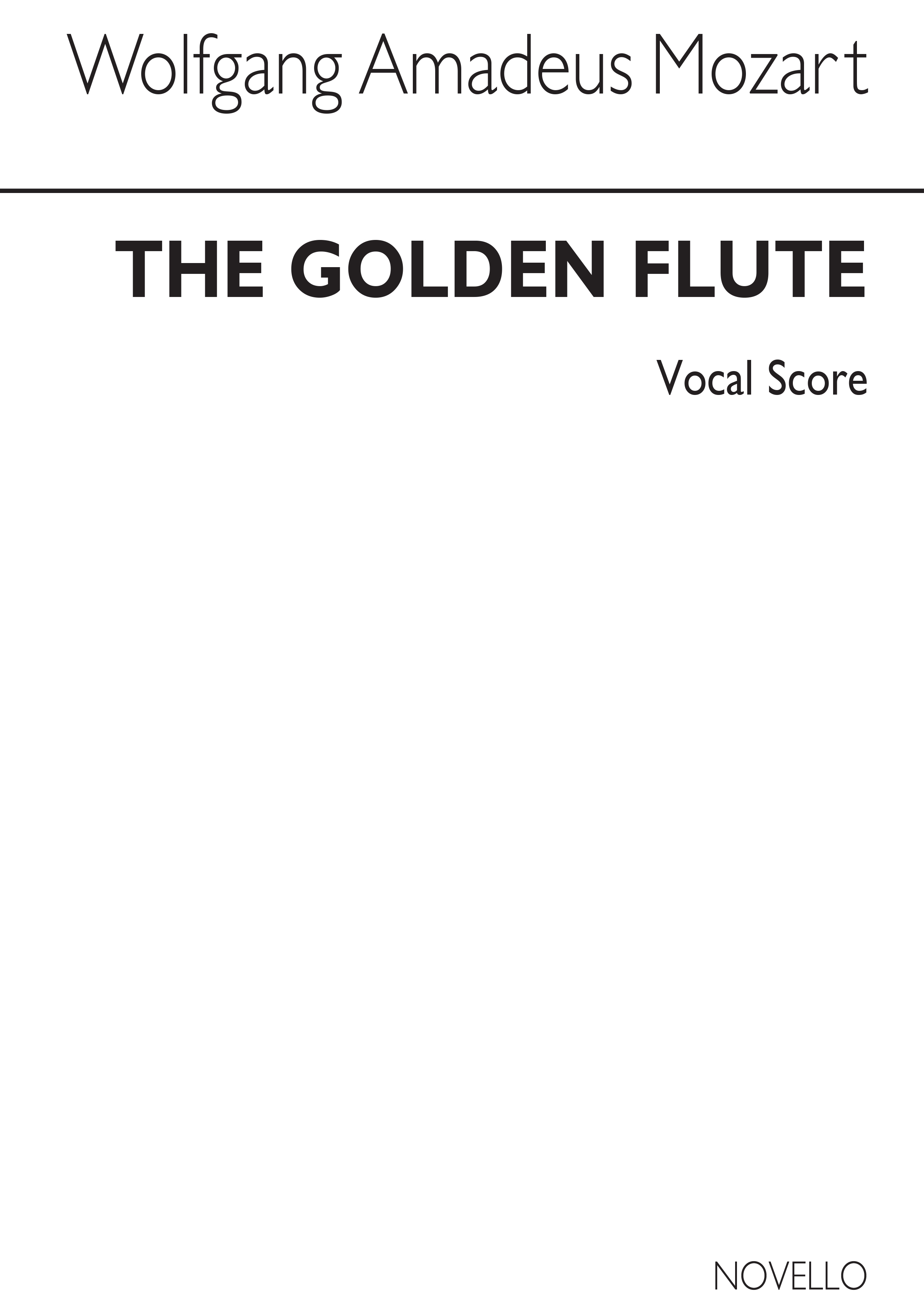 Raymond Walker William Beaumont: The Golden Flute: Opera: Vocal Score
