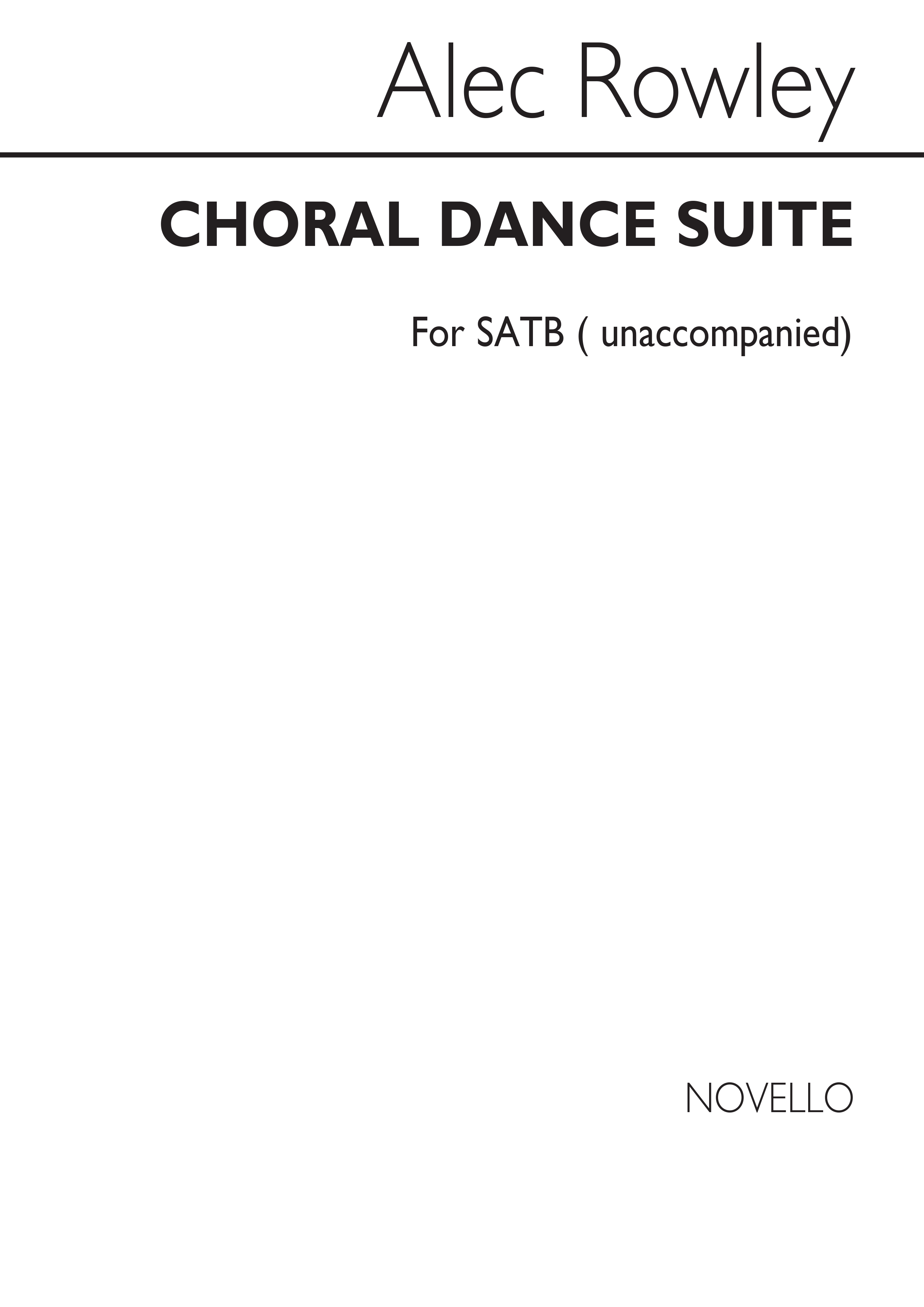Choral Dance Suite Vocal Score: SATB: Vocal Score