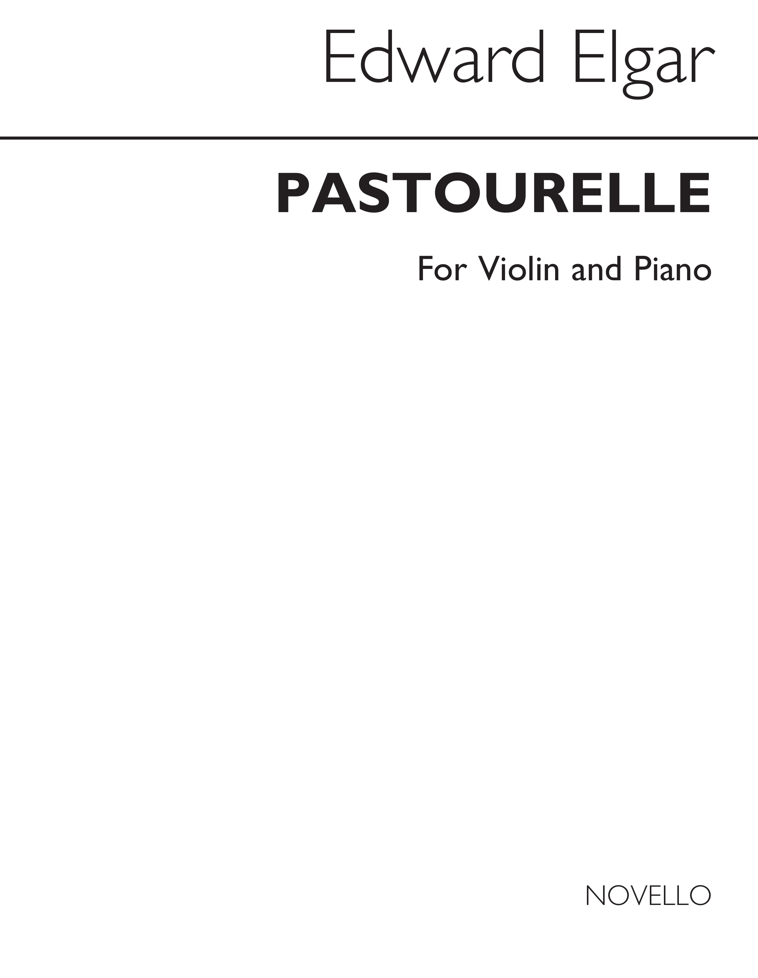 Edward Elgar: Pastourelle: Violin: Instrumental Work