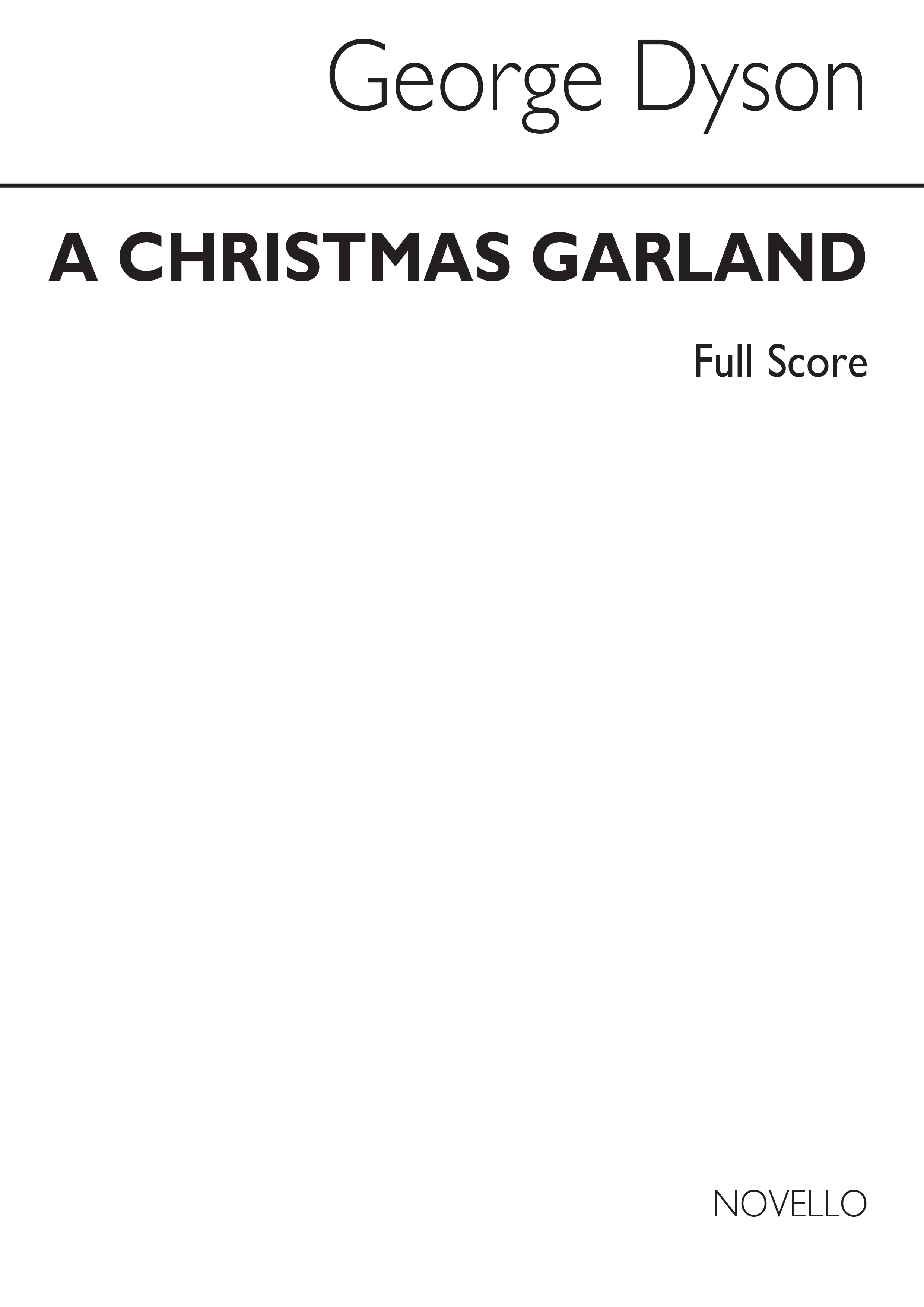 George Dyson: A Christmas Garland: Upper Voices: Instrumental Work