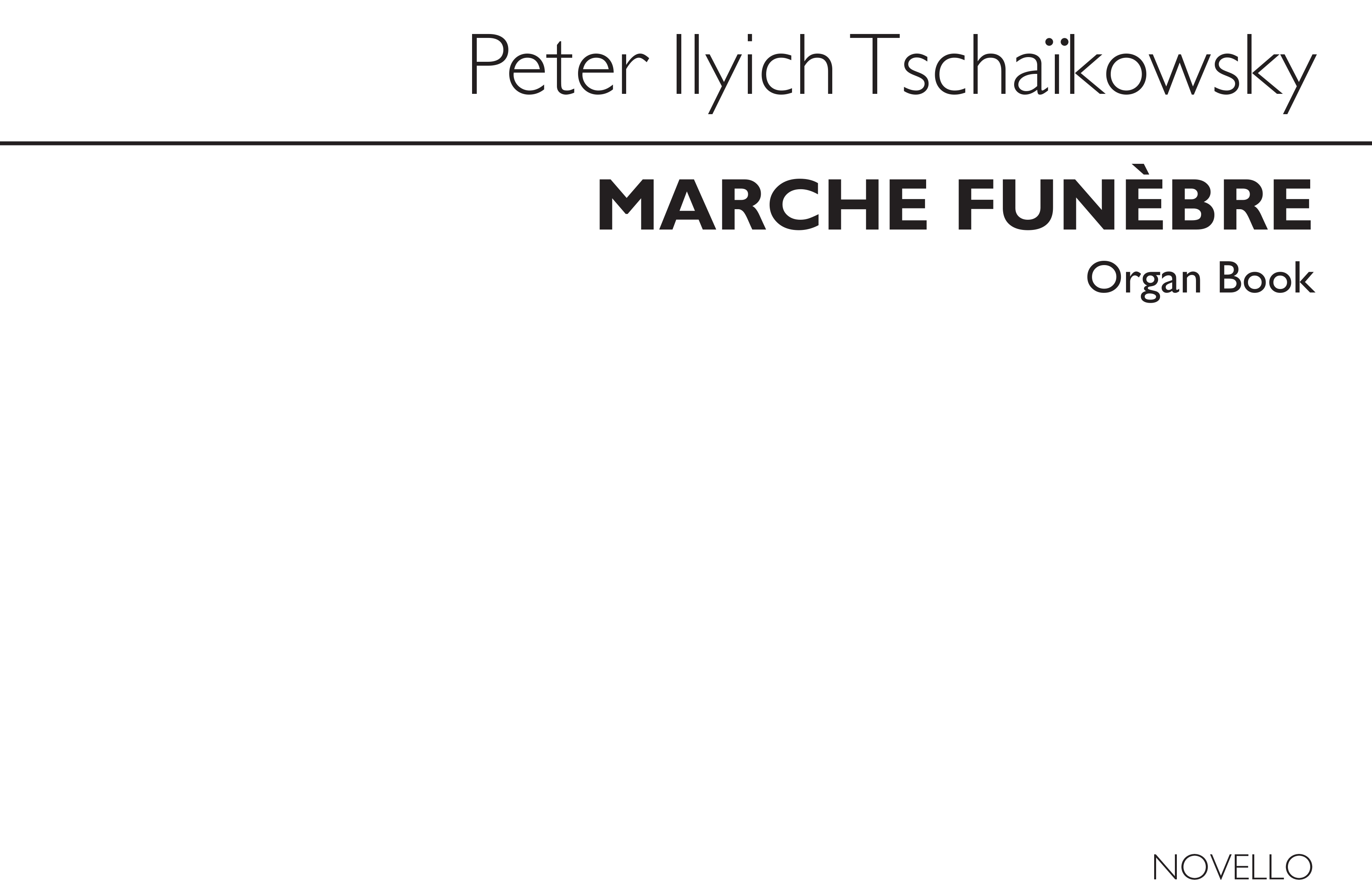 Pyotr Ilyich Tchaikovsky: Marche Funebre (Martin): Organ: Instrumental Work
