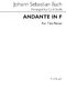 Johann Sebastian Bach: Andante In F For Two Pianos: Piano Duet: Instrumental