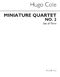 Hugo Cole: Miniature Quartet No.2 (Parts): String Ensemble: Instrumental Work