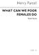 Henry Purcell: What Can We Poor Females Do: 2-Part Choir: Vocal Score