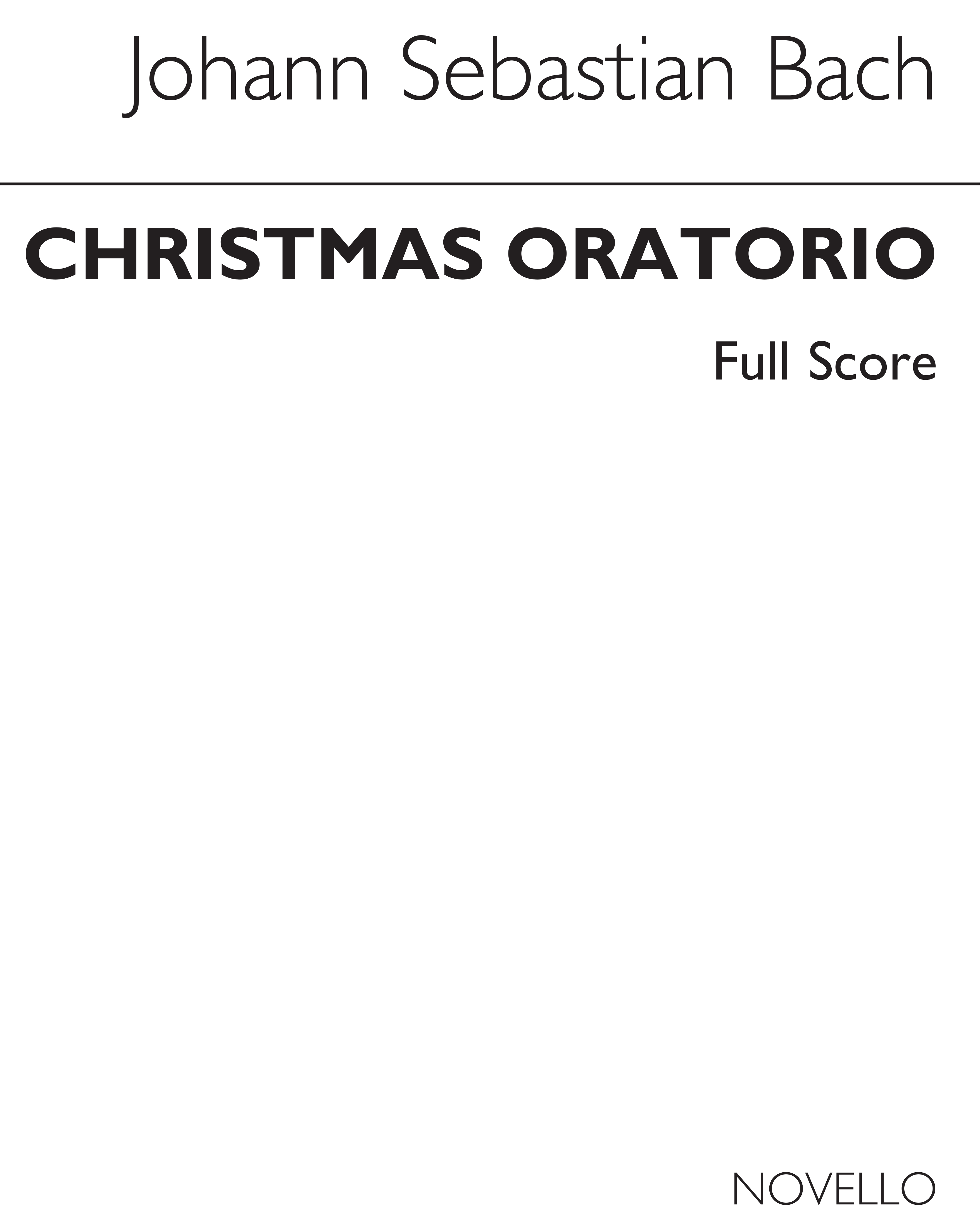 Christmas Oratorio Full Score (Jenkins) English: Score