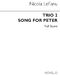 Nicola LeFanu: Trio 2 Song For Peter (Full Score): Soprano: Score