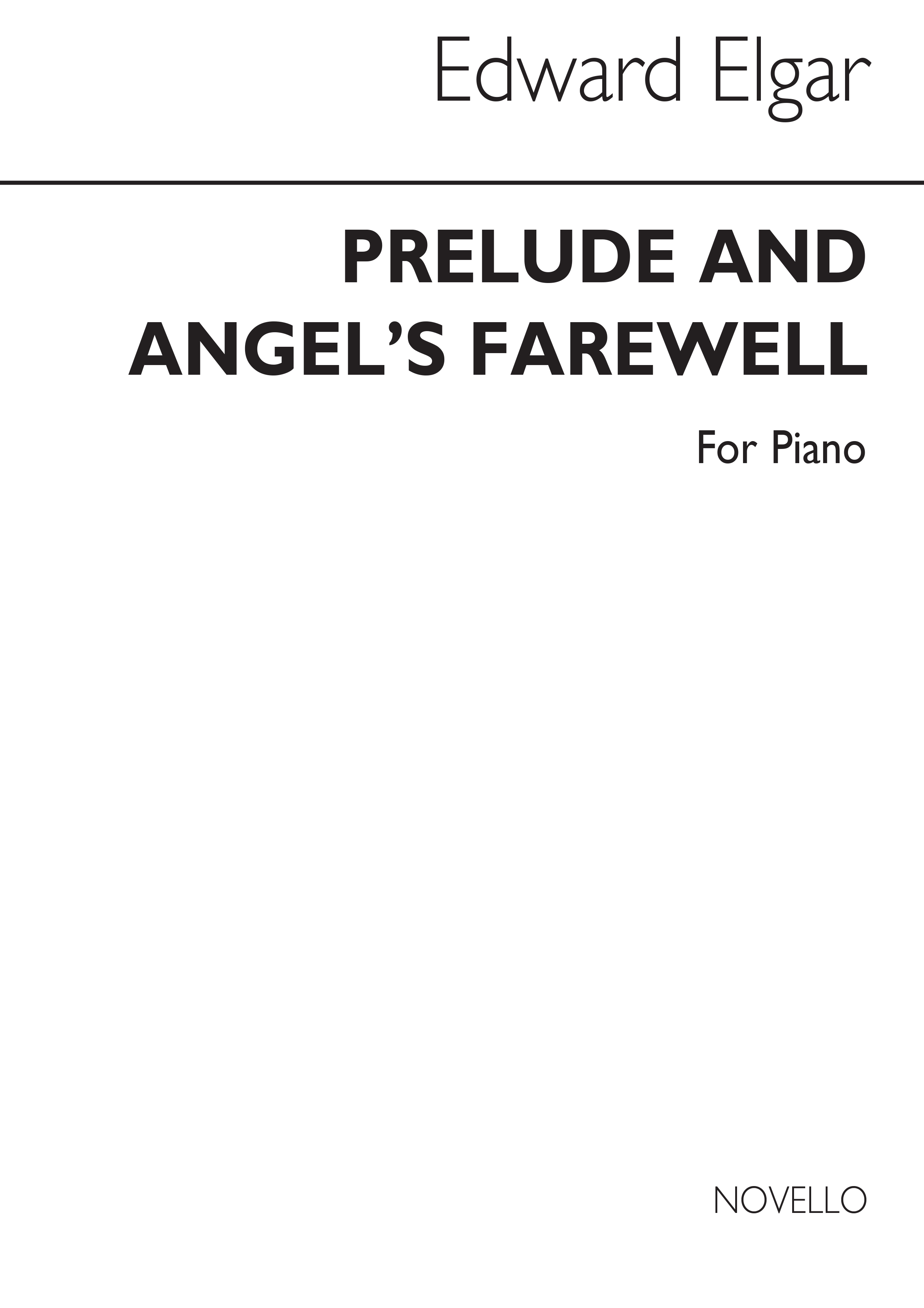 Edward Elgar: Prelude And Angel's Farewell for Solo Piano: Piano: Instrumental