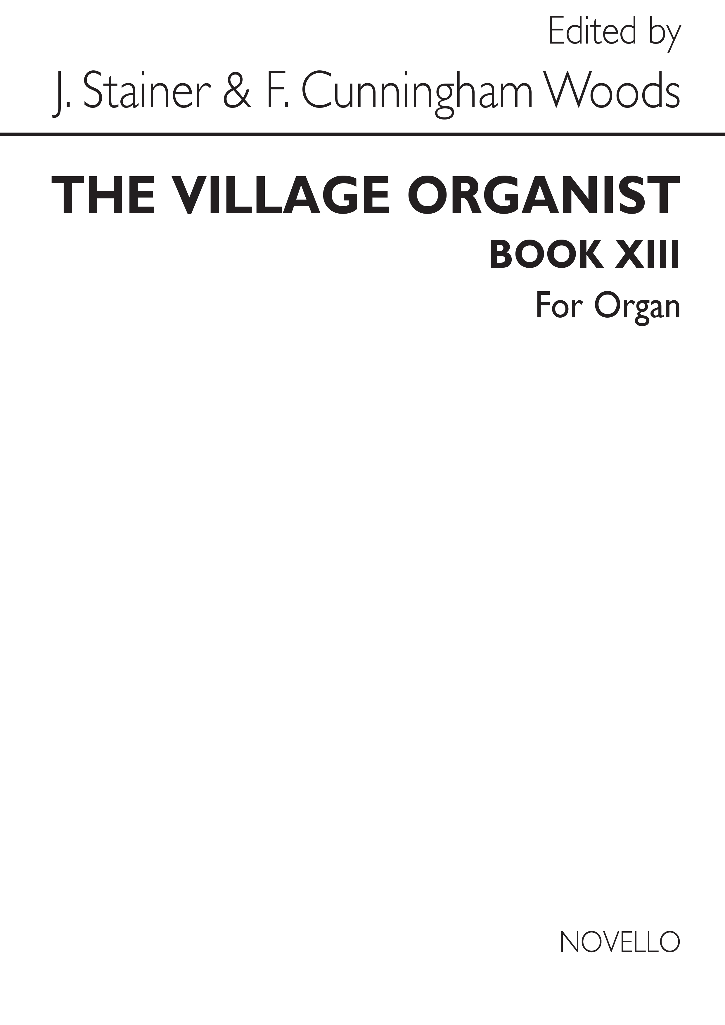 Village Organist Book 13: Organ: Instrumental Album