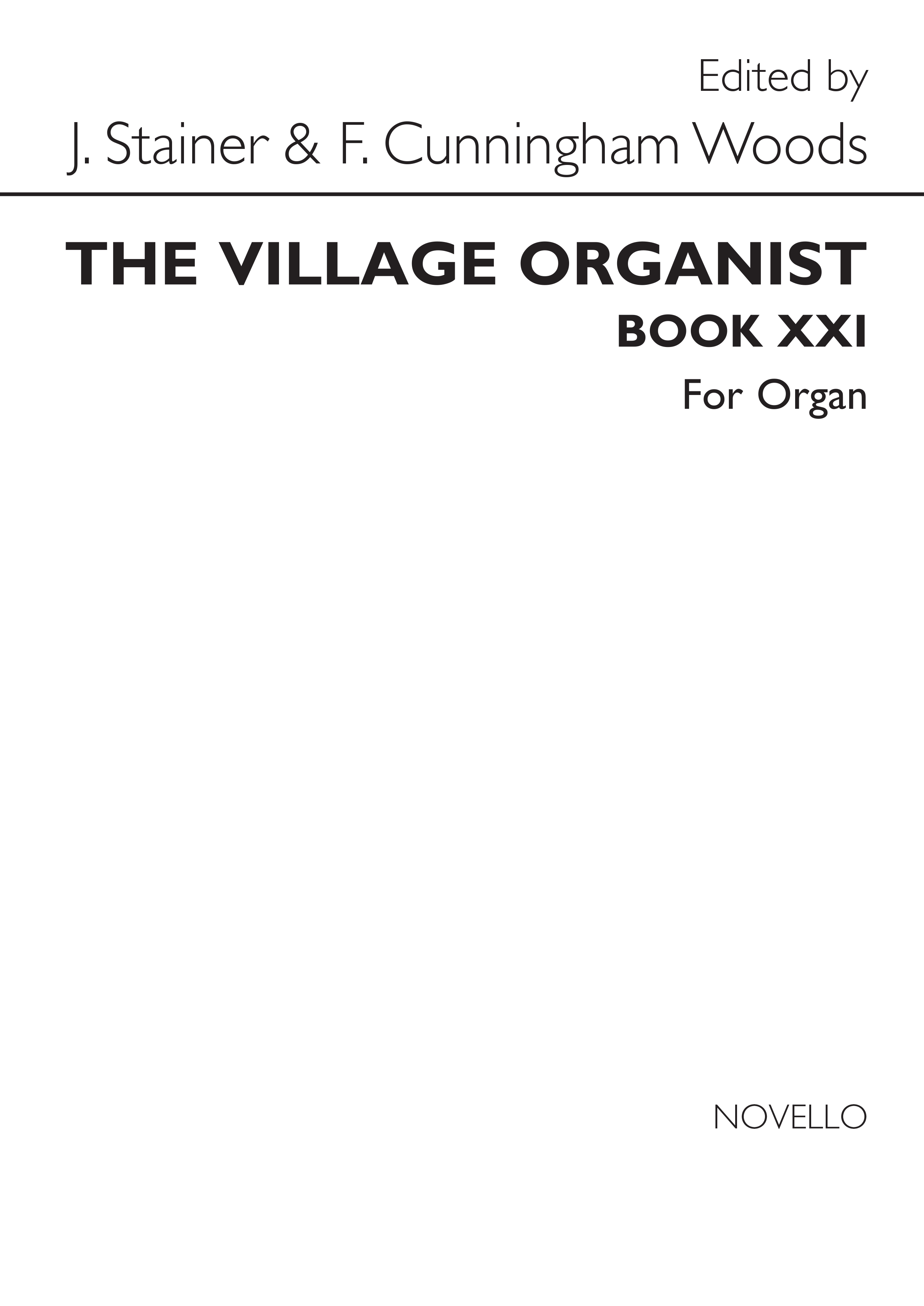 Village Organist Book 21: Organ: Instrumental Album