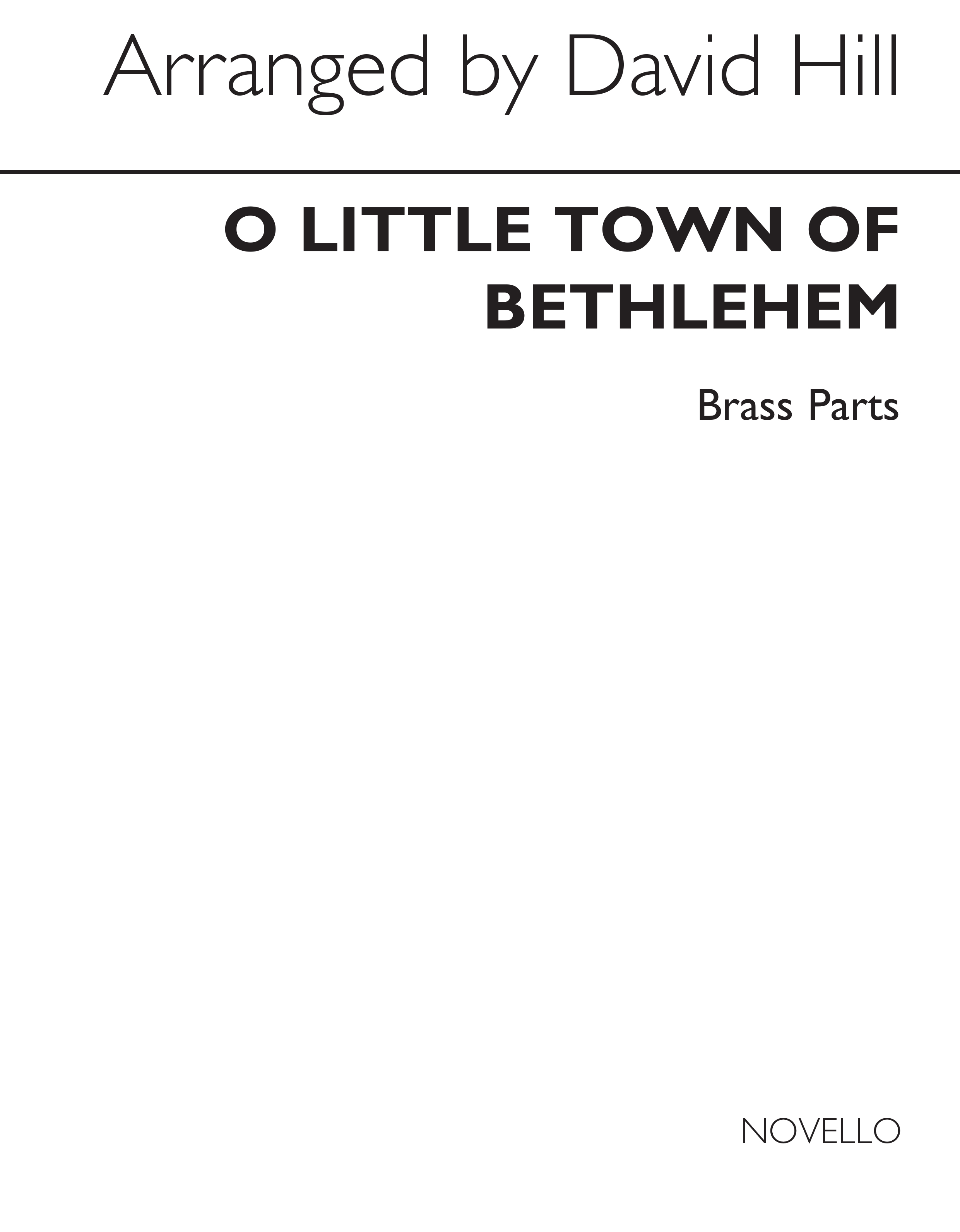 O Little Town Of Bethlehem (Brass Parts): Brass Ensemble: Parts