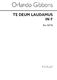 Te Deum Laudamus In F: SATB: Single Sheet