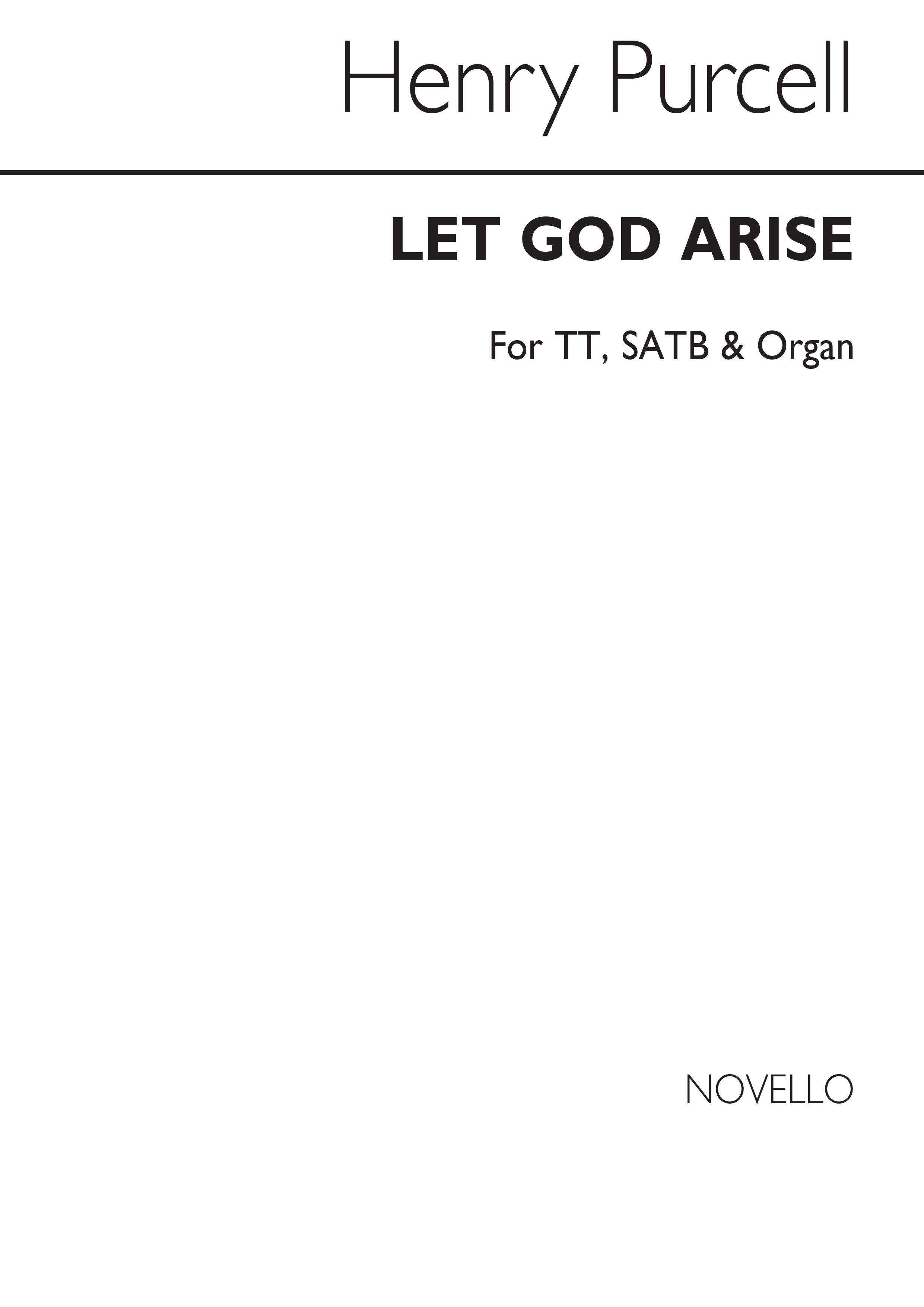 Henry Purcell: Let God Arise: Tenor & SATB: Score