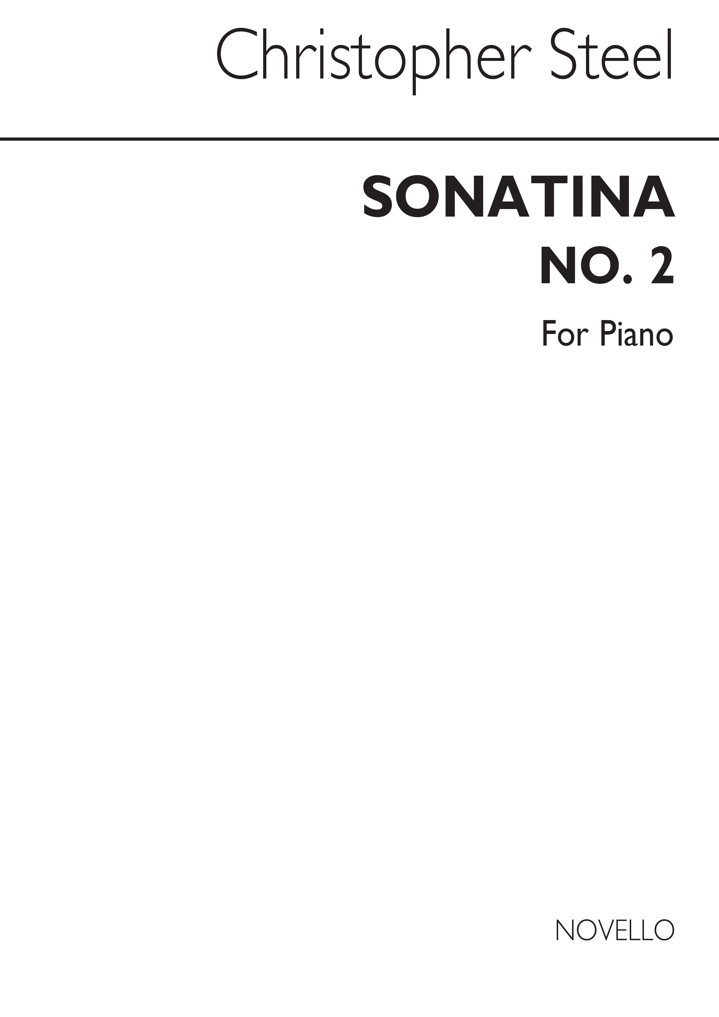 Christopher Steel: Sonatina No.2 for Piano: Piano: Single Sheet