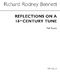 Richard Rodney Bennett: Reflections On A 16th Century Tune: Wind Ensemble: Score