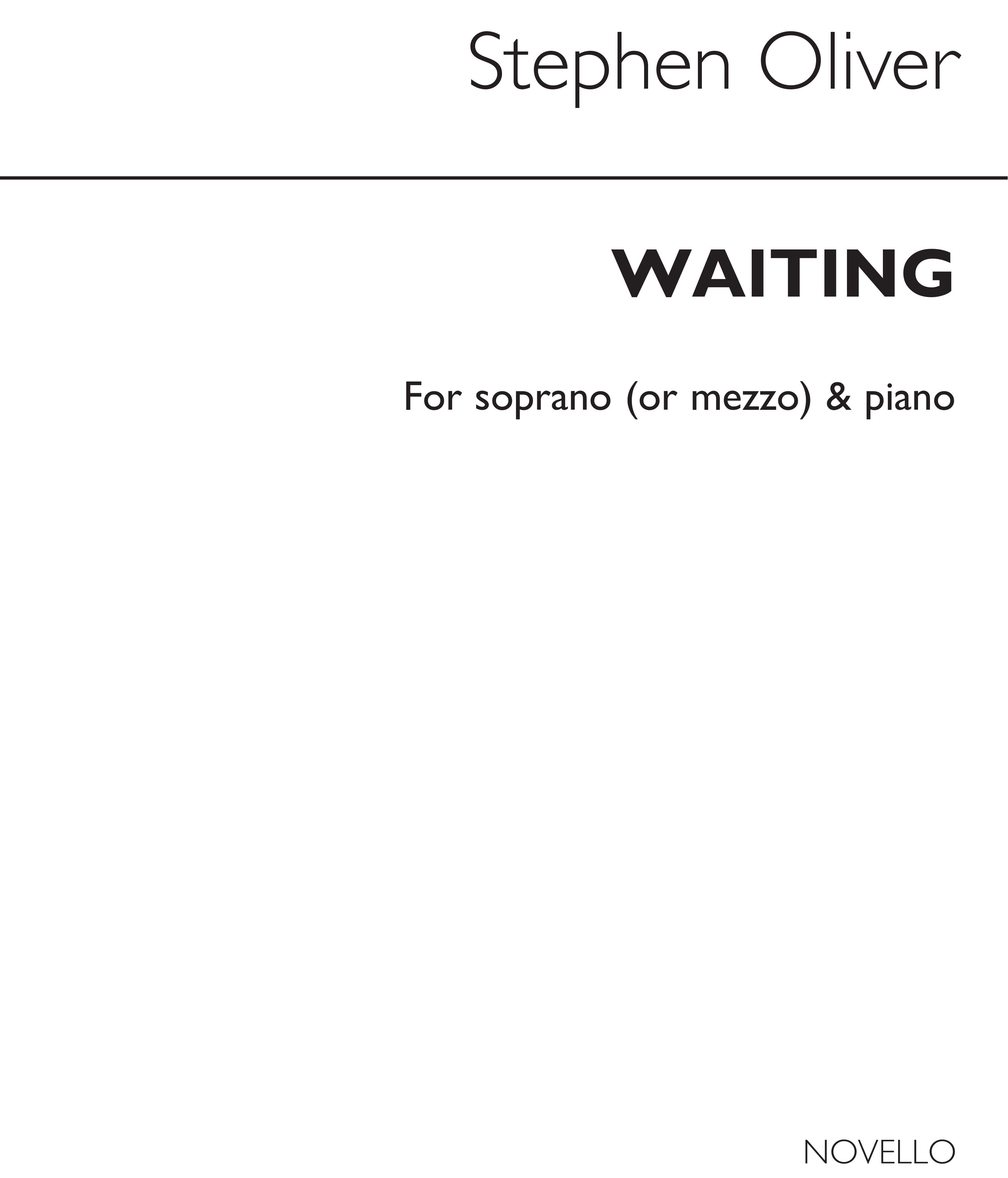 S Waiting Soprano And Piano: Soprano: Score