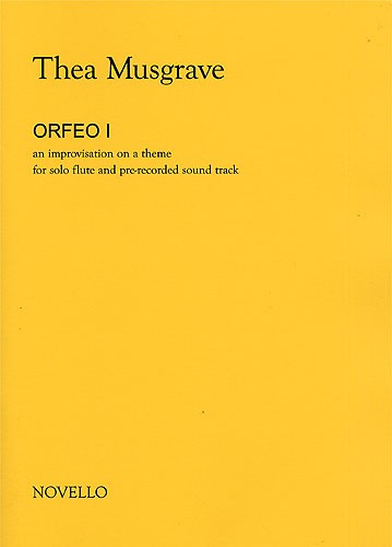 Thea Musgrave: Orfeo I: Flute: Instrumental Work
