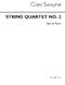 Giles Swayne: String Quartet No 2 Parts Only: String Quartet: Parts
