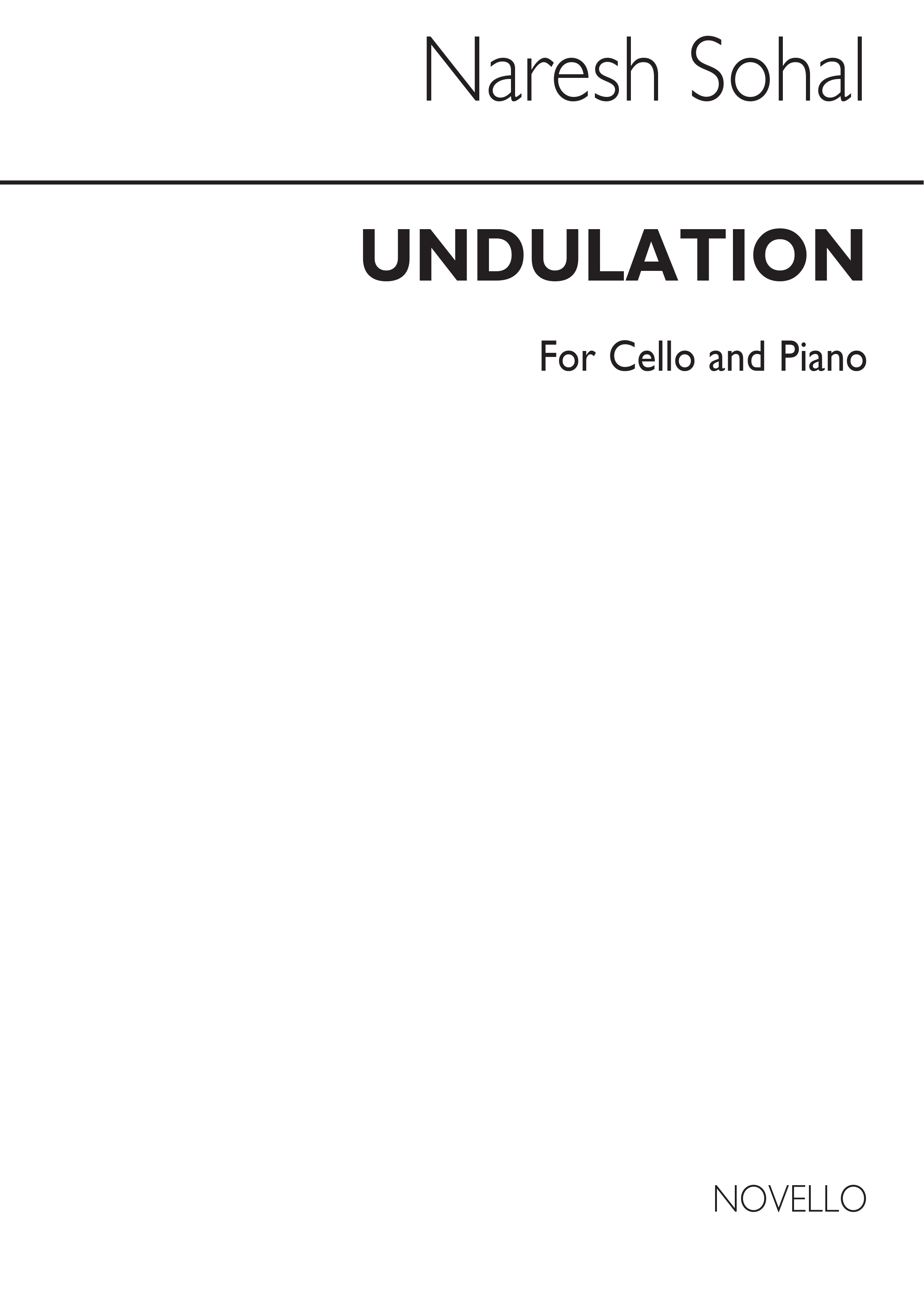 Naresh Sohal: Undulation: Cello: Instrumental Work