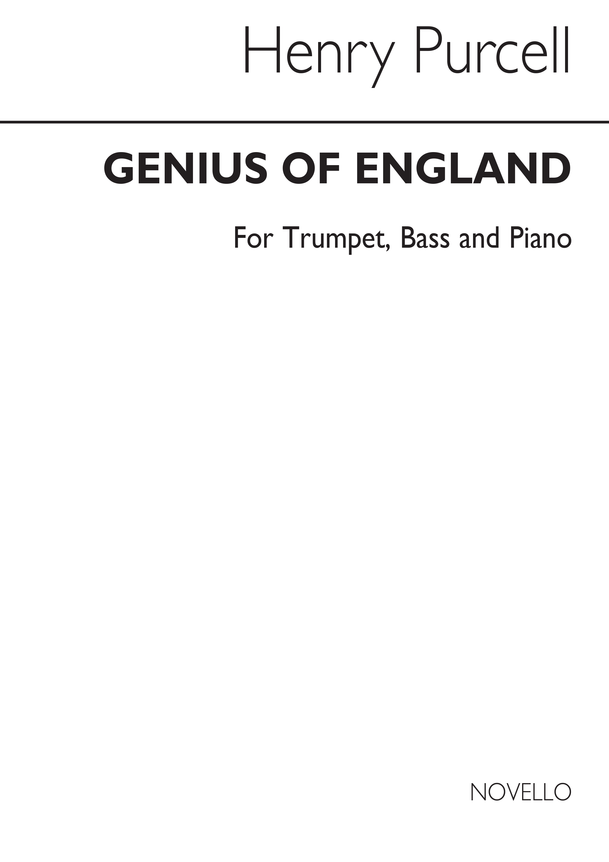Henry Purcell: Genius Of England: Soprano or Tenor: Vocal Work