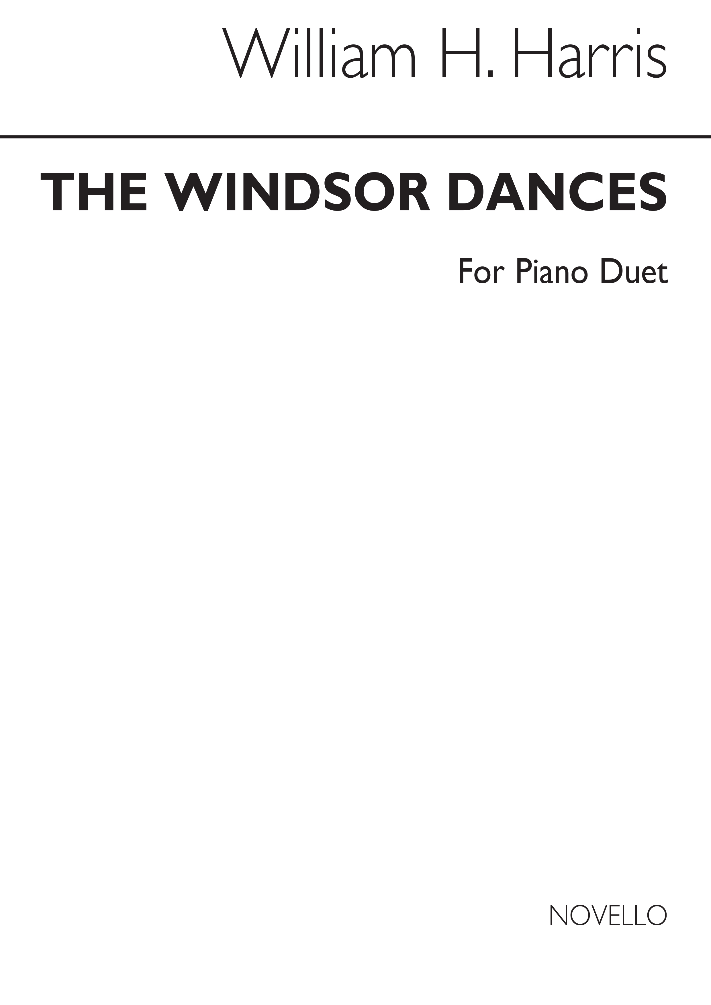 Sir William Henry Harris: Winsdor Dances: Piano Duet: Instrumental Work