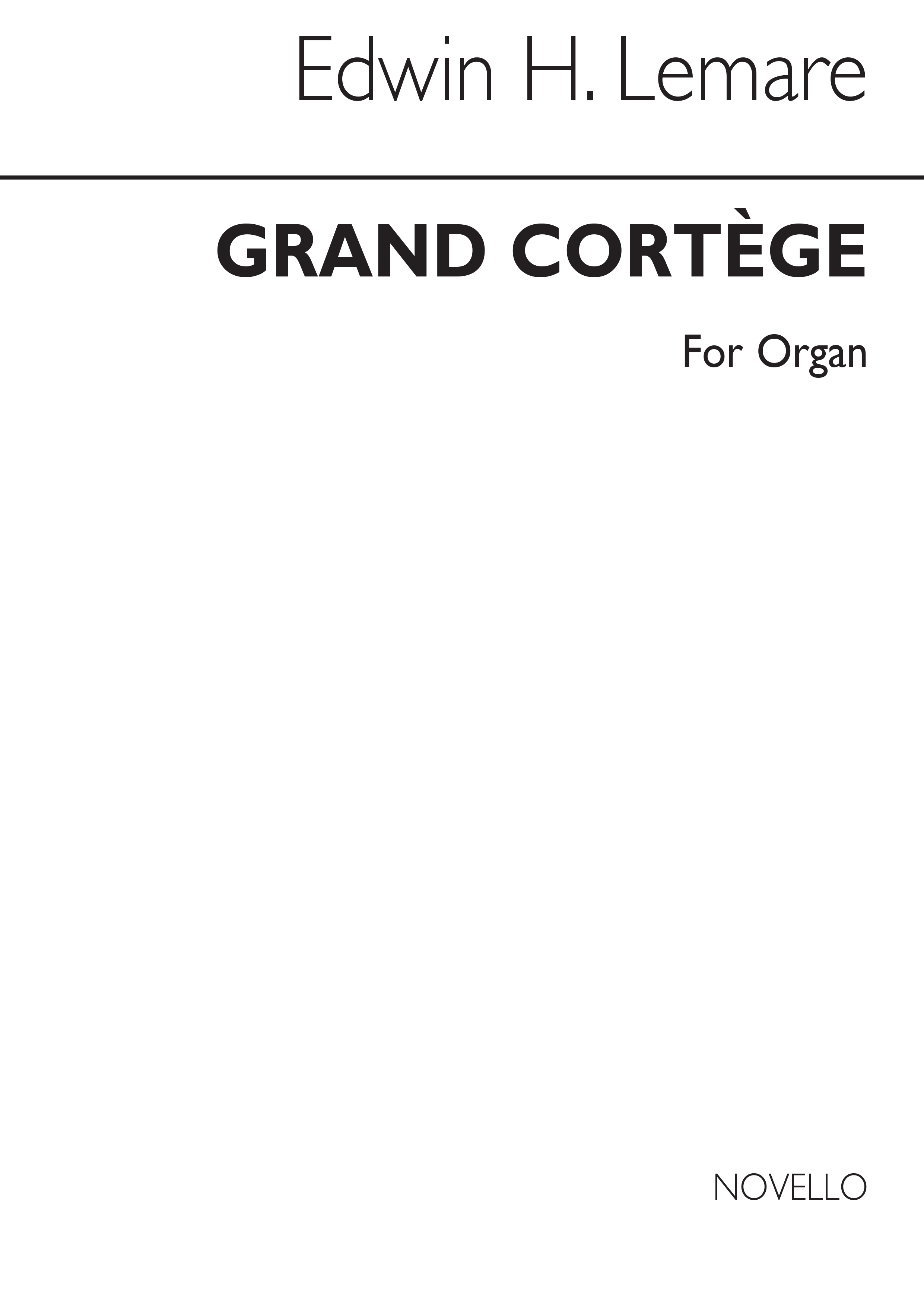 Edwin H. Lemare: Grand Cortege (Finale) Organ: Organ: Instrumental Work