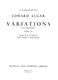 Edward Elgar: Variations Op.36 (Two Pianos): Piano Duet: Instrumental Work