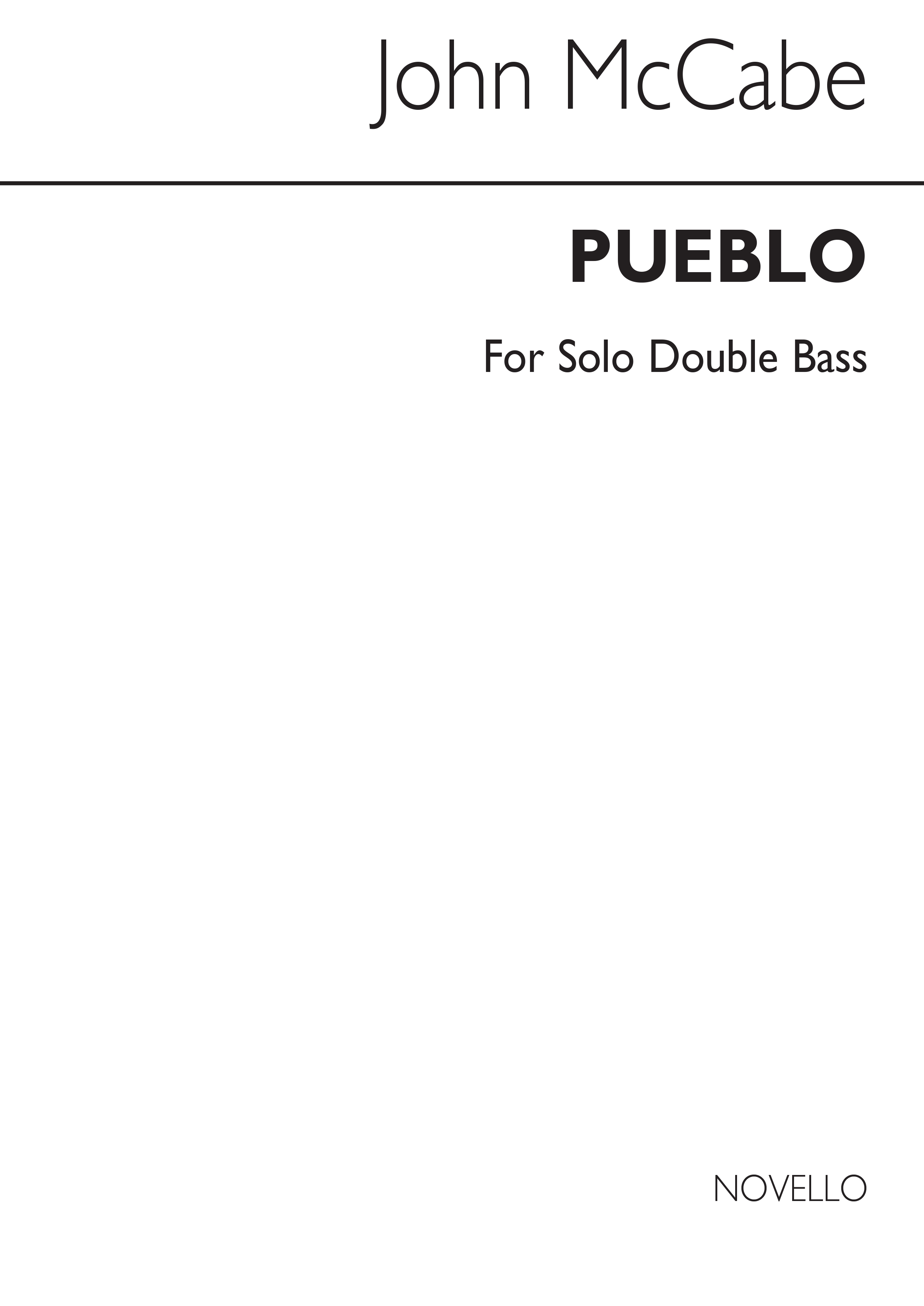 John McCabe: Pueblo: Double Bass: Instrumental Work