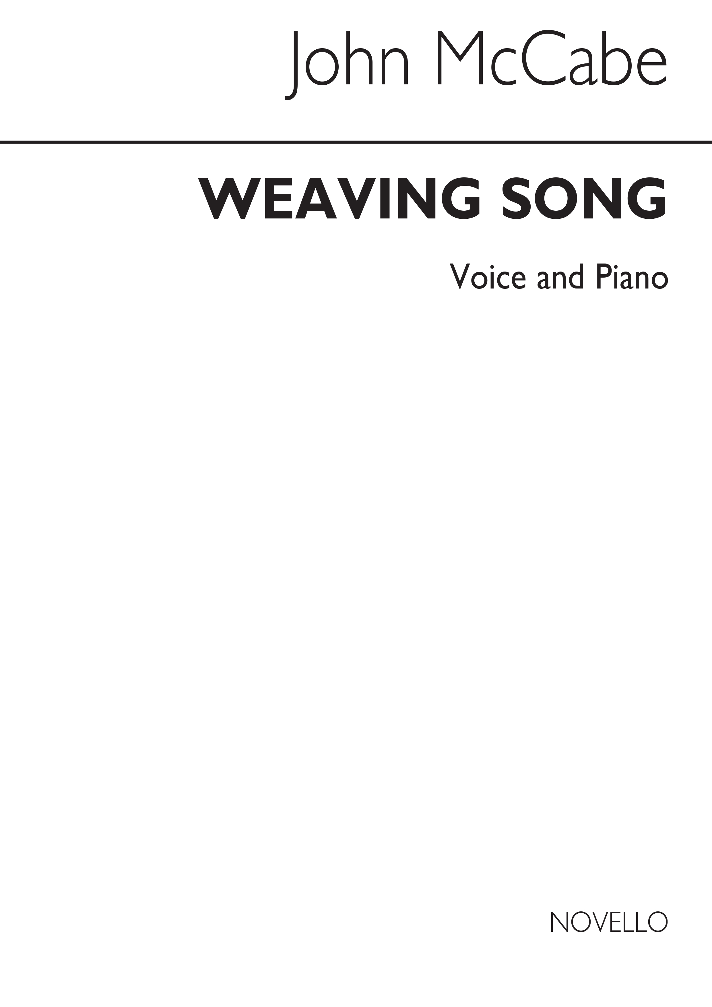 John McCabe: Weaving Song: Voice: Vocal Work