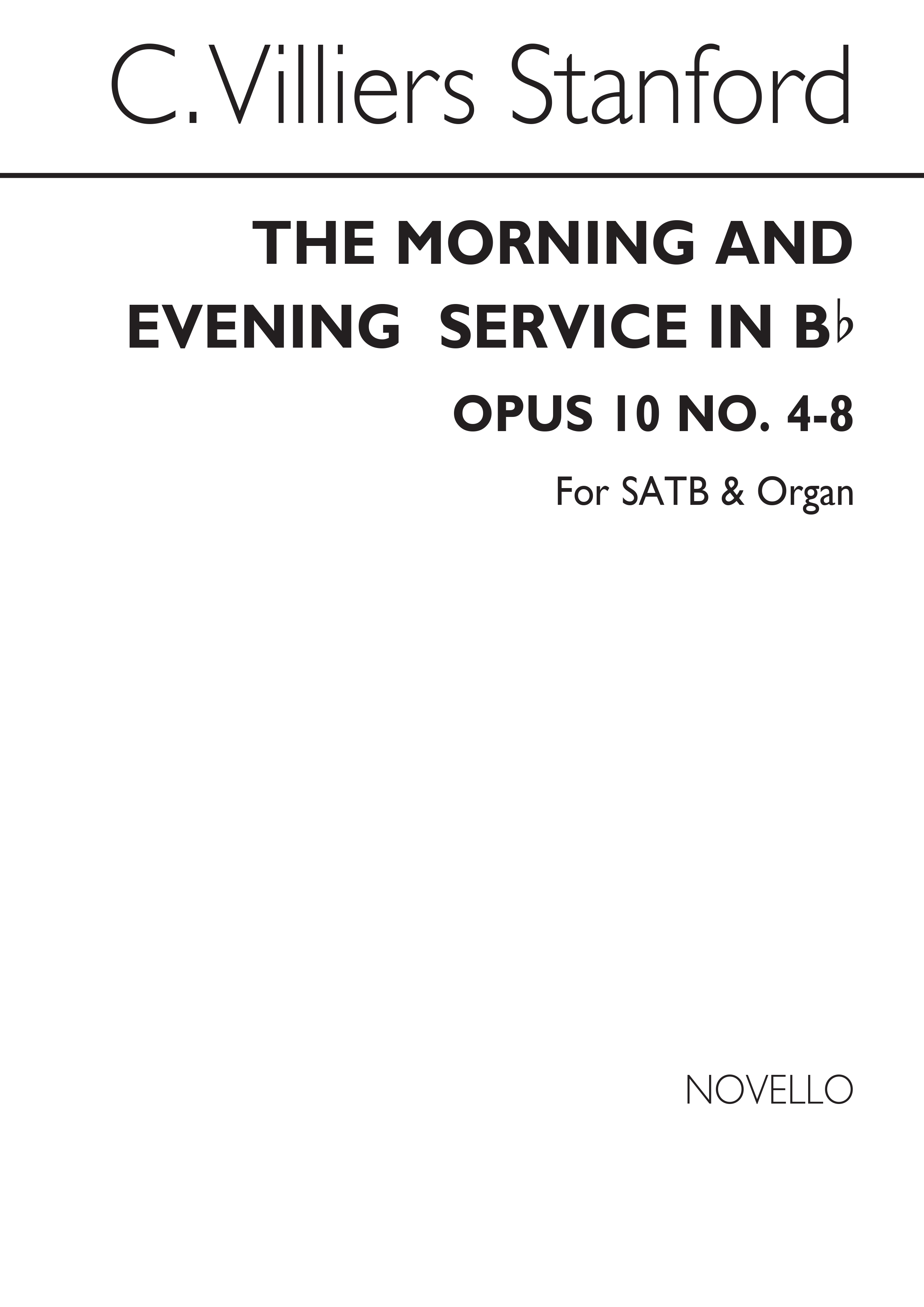 Charles Villiers Stanford: Communion Service B Flat Op.10: SATB: Vocal Work