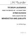 John Henry  Maunder: Te Deum (Chant Form) From Service No.1 (See Text): SATB: