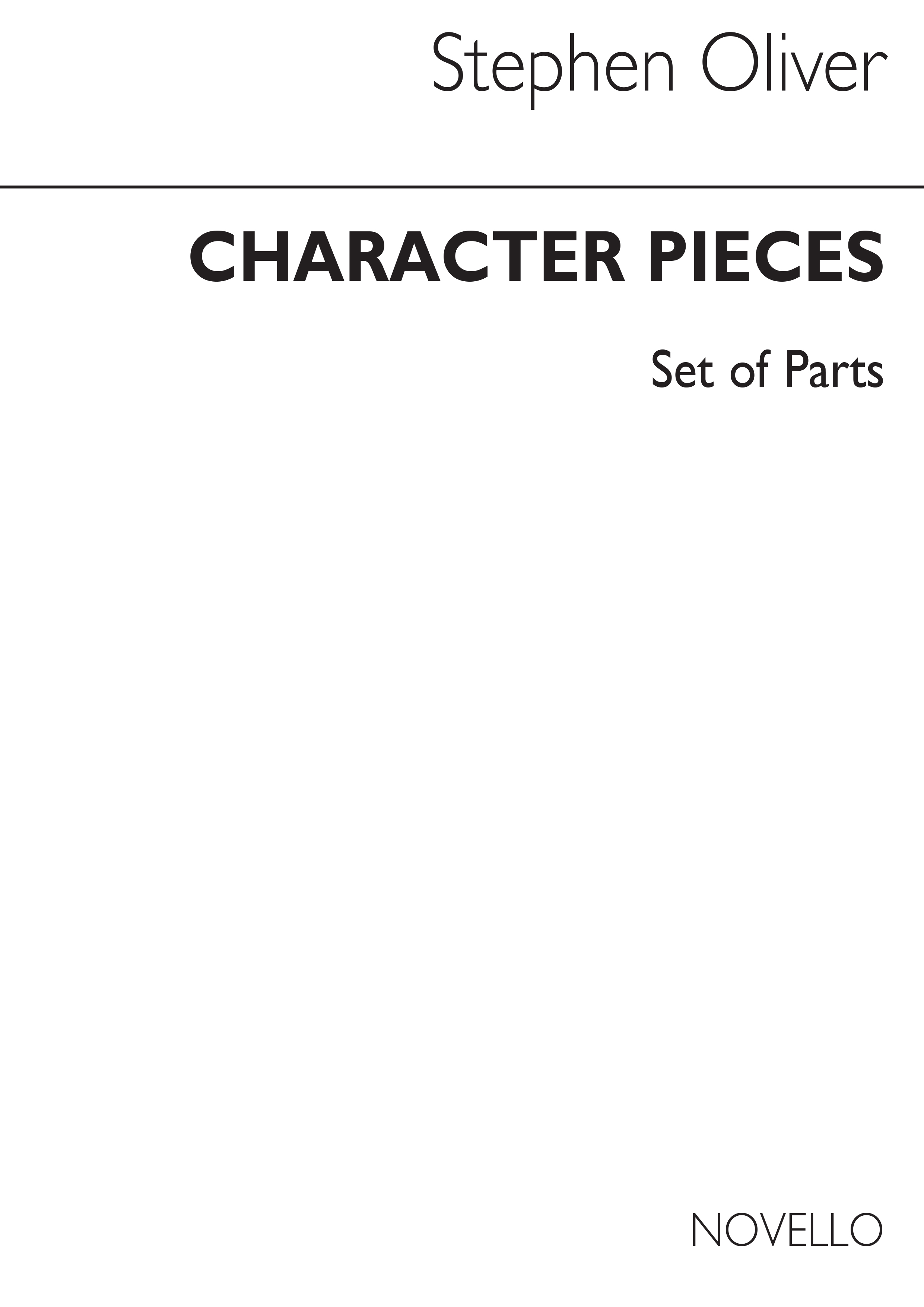 Stephen Oliver: Character Pieces For Wind (Parts): Wind Ensemble: Parts