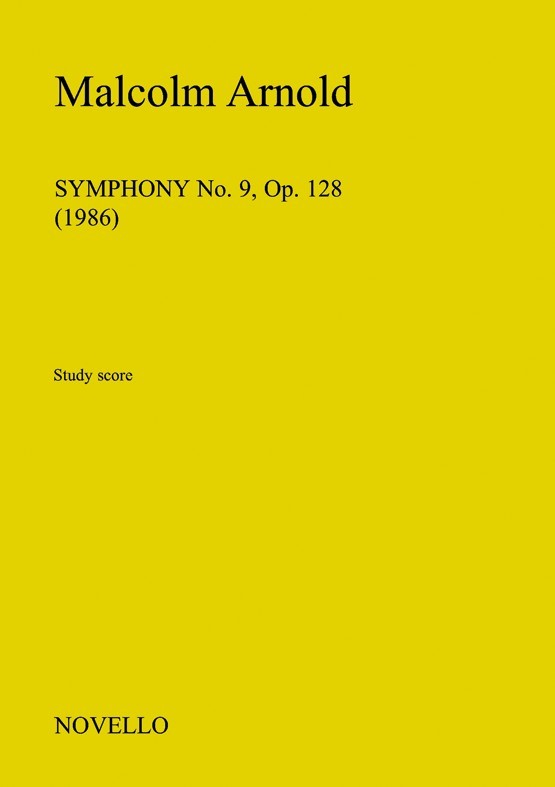 Malcolm Arnold: Symphony No.9 Op.128: Orchestra: Study Score