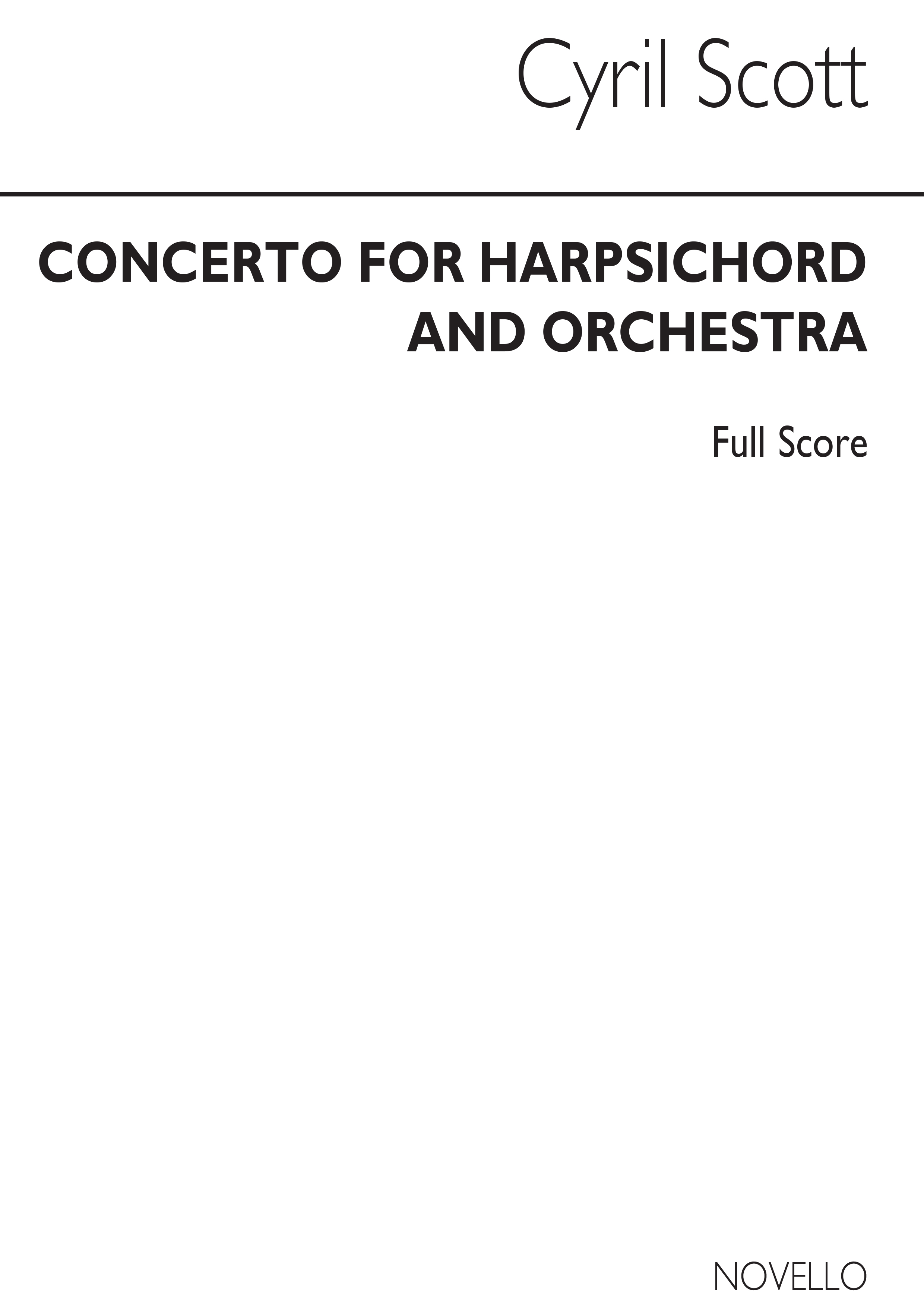 Cyril Scott: Harpsichord Concerto