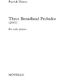 Patrick Hawes: Three Broadland Preludes: Piano: Instrumental Album