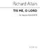 Tis Me O Lord: SATB: Vocal Score