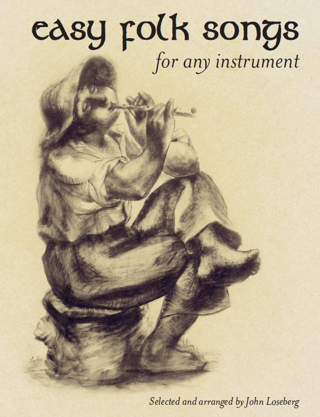 Easy Folk Songs For Any Instrument: Mixed Songbook