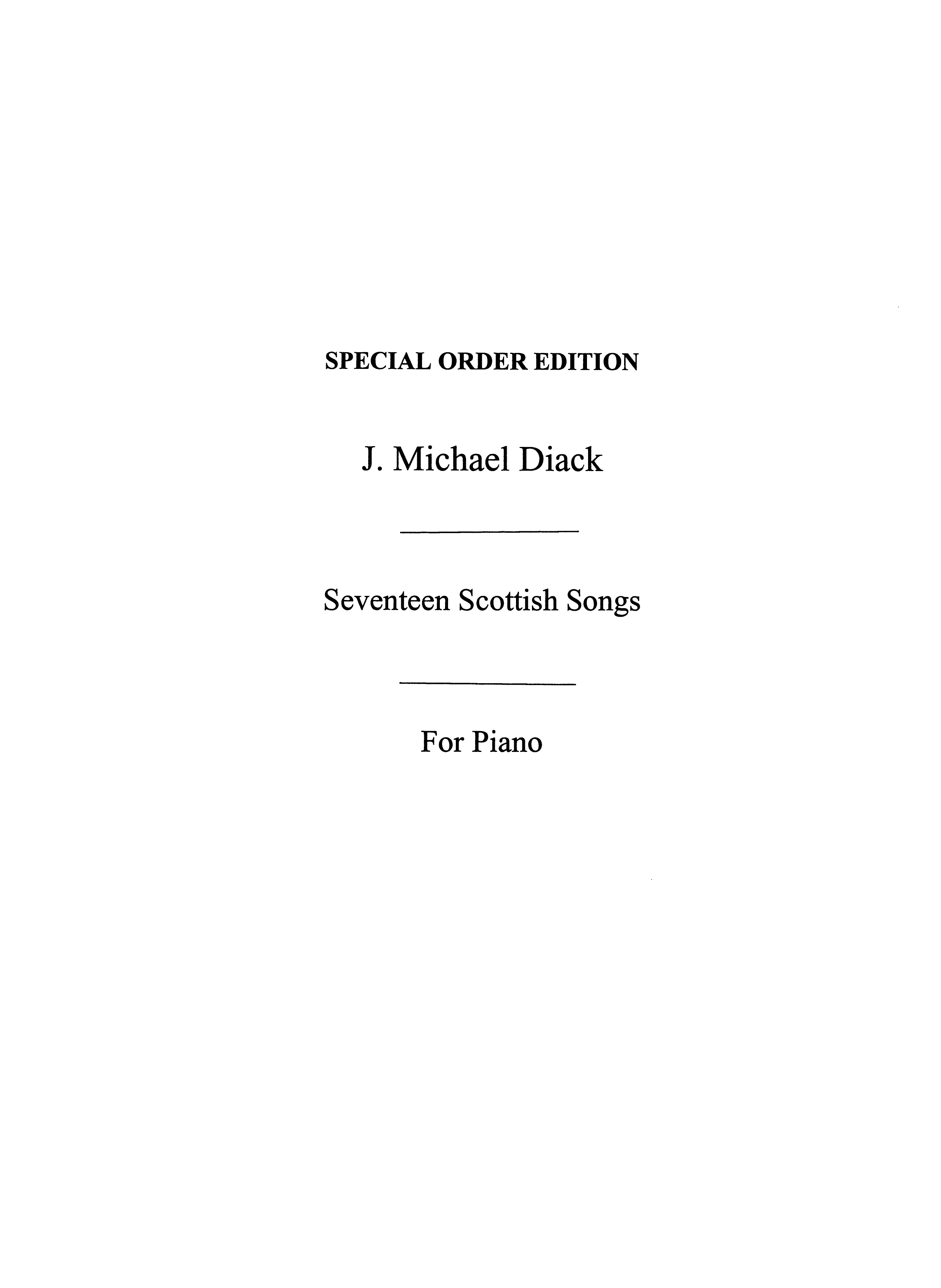 Seventeen Scottish Songs: Piano: Instrumental Album