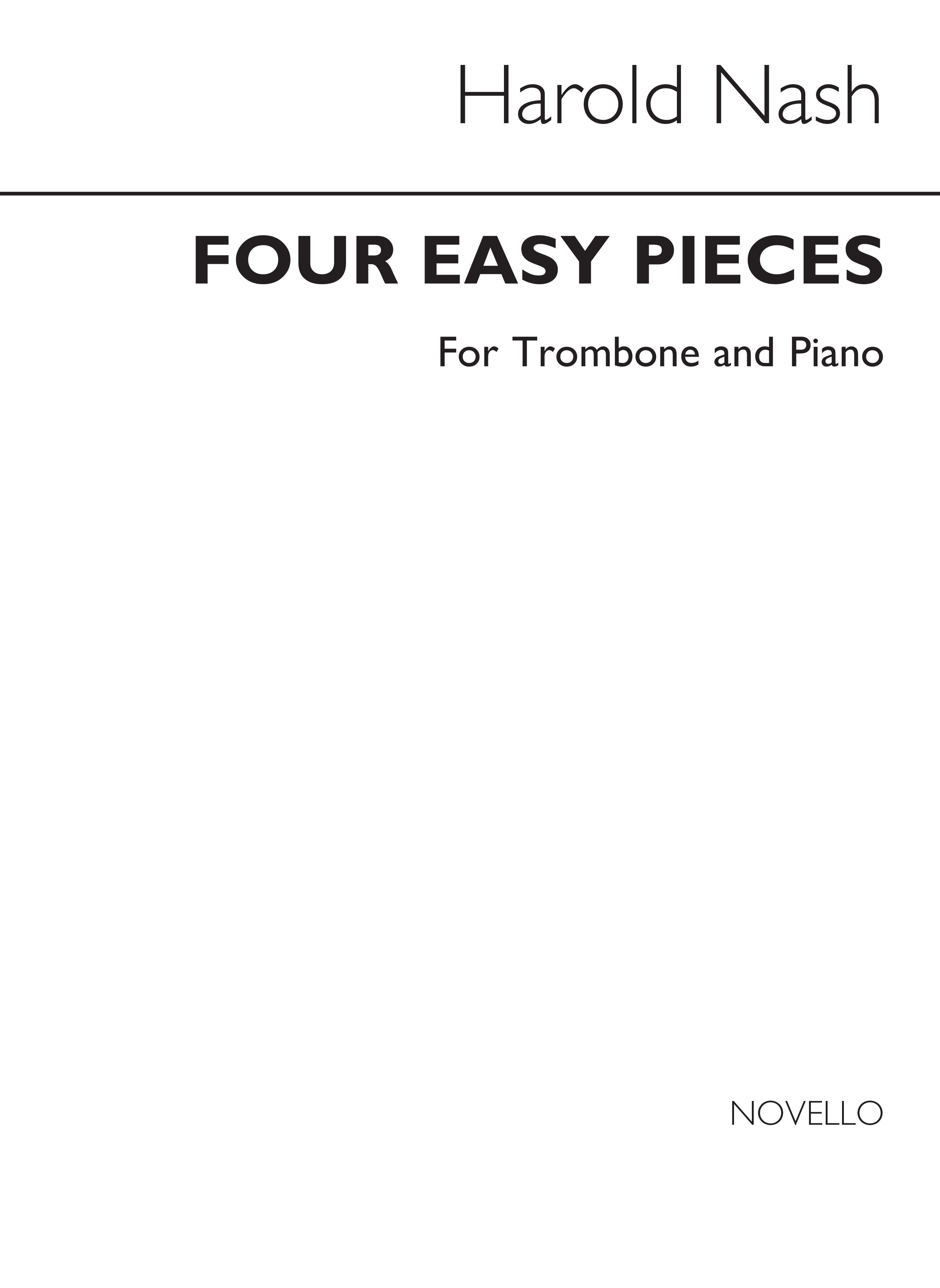 Harold Nash: Four Easy Pieces: Trombone: Instrumental Album