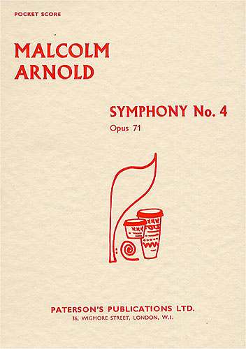 Malcolm Arnold: Symphony No.4 Op.71: Orchestra: Score